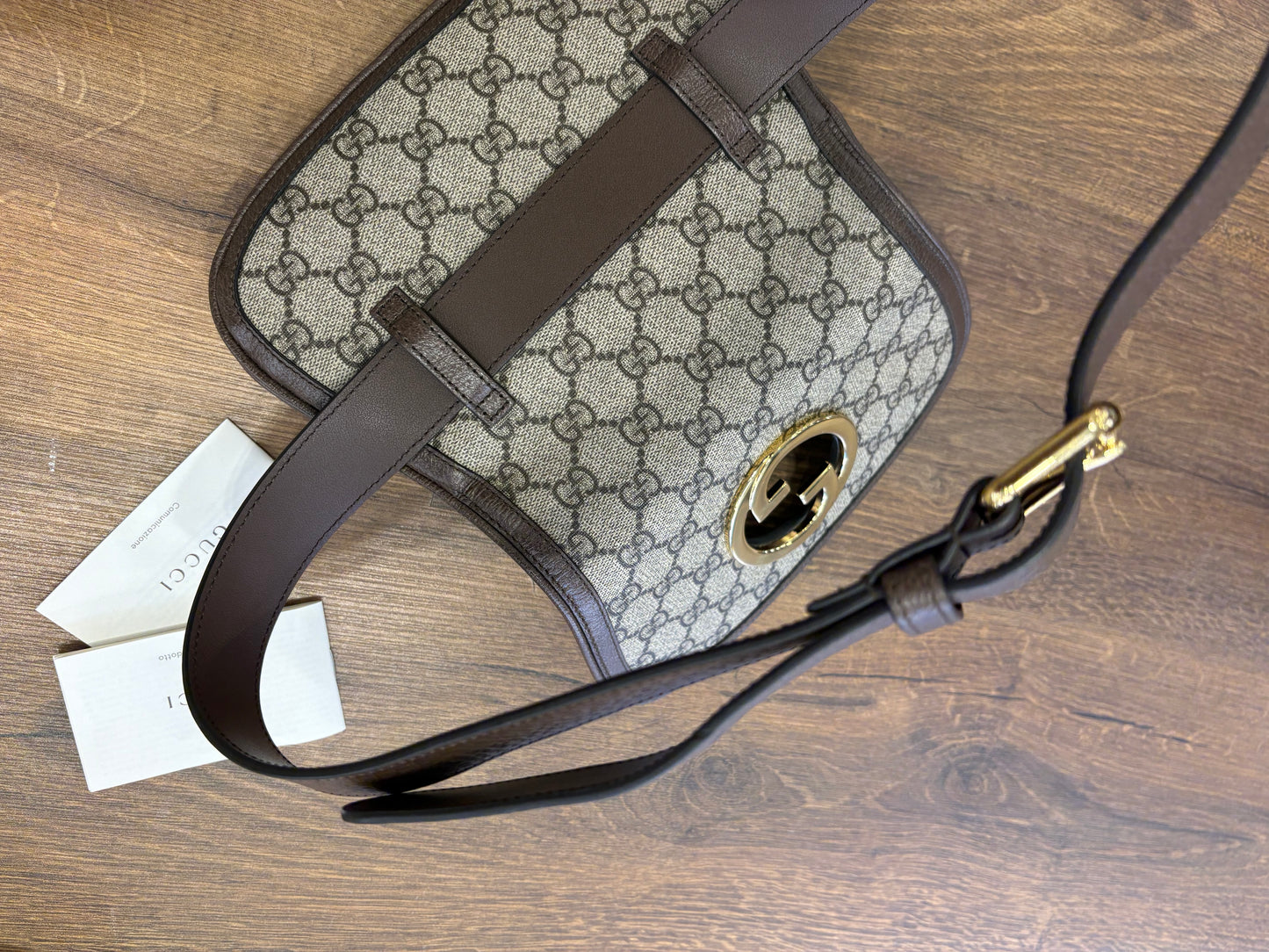 Gucci Blondie marsupio in tela GG Supreme e pelle