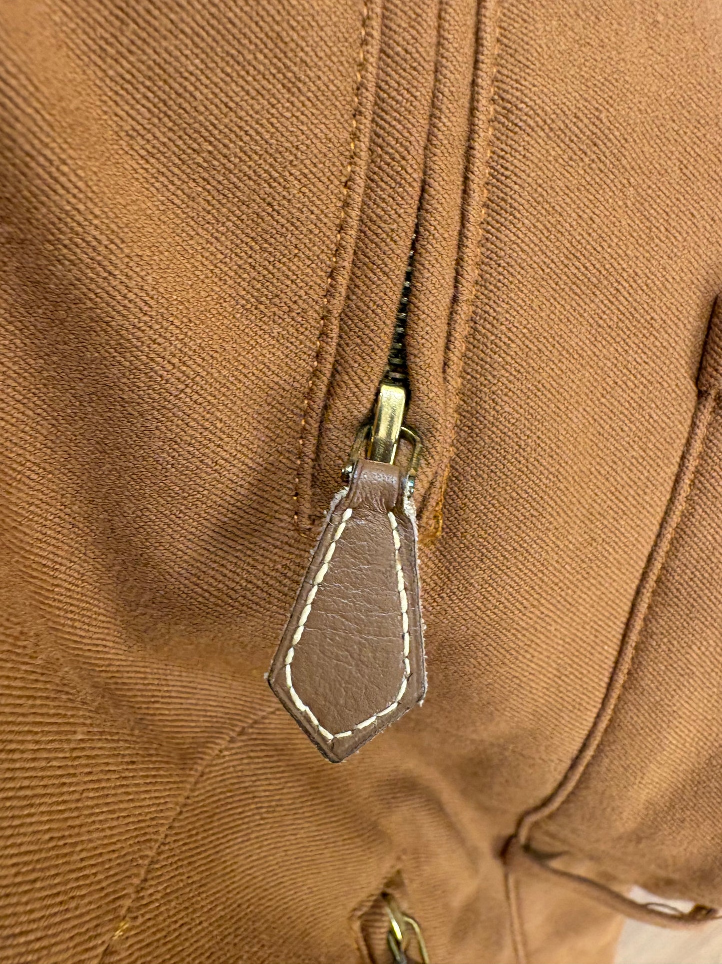 Hermès pantaloni cavallerizza cotone biscotto