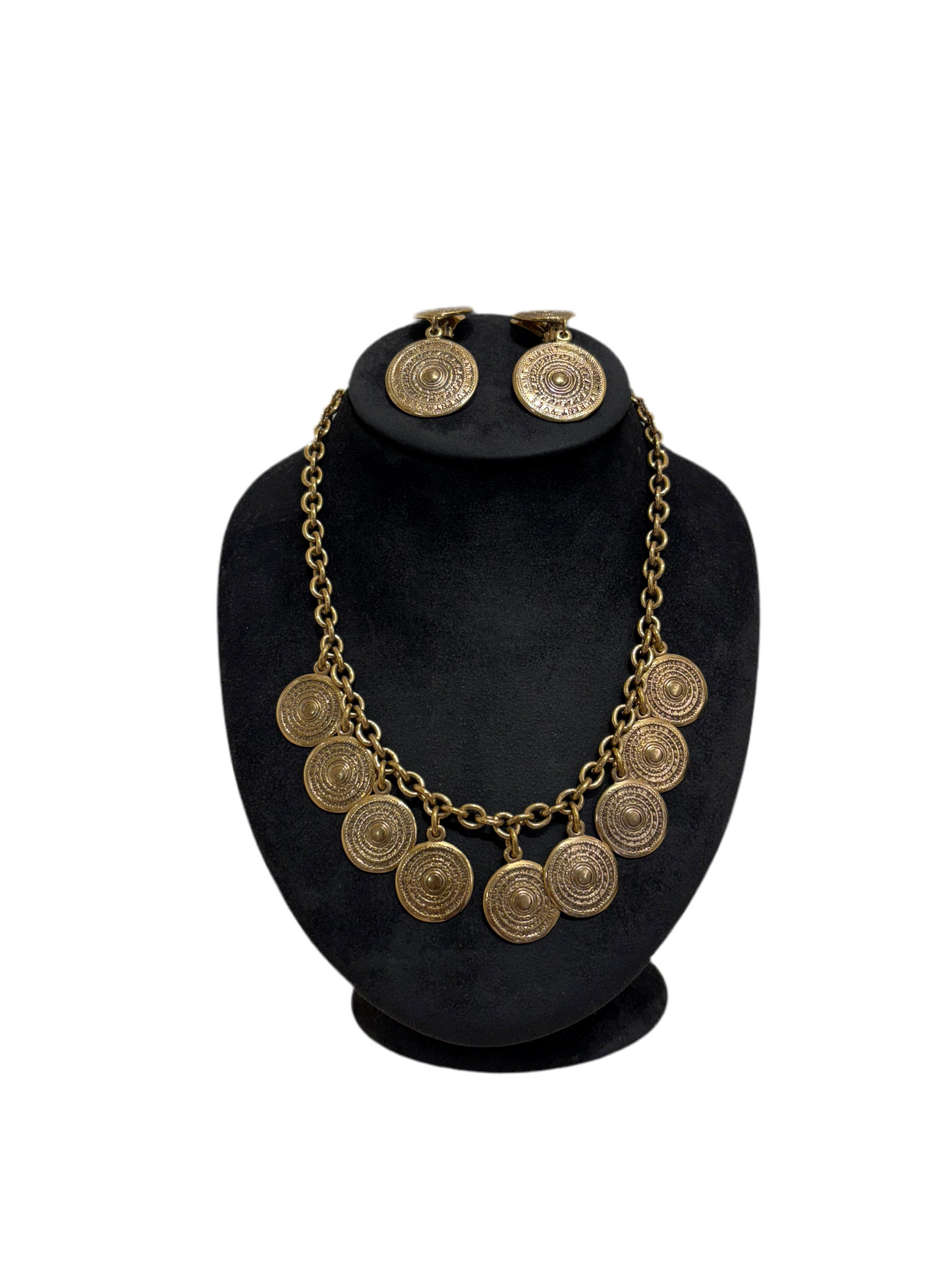 Yves Saint Laurent collana monete vintage