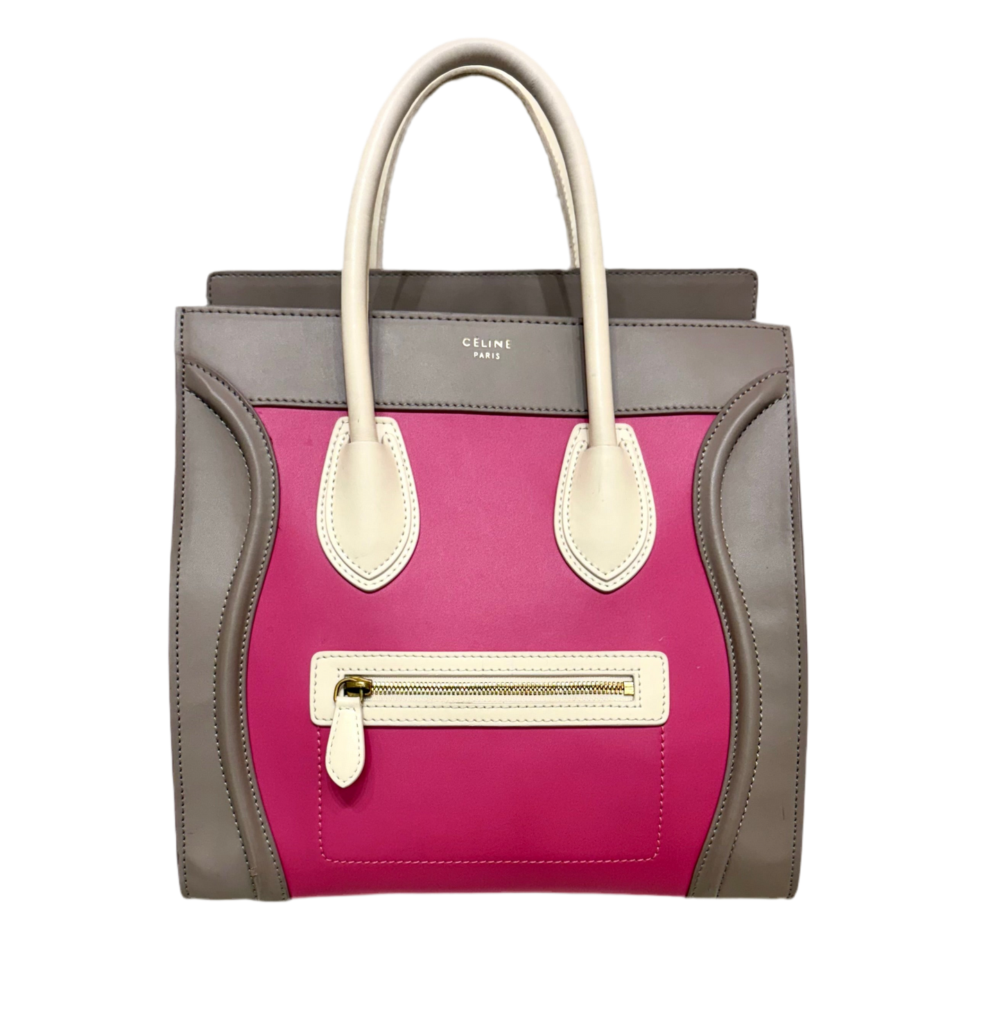 Céline Phantom tricolor in pelle