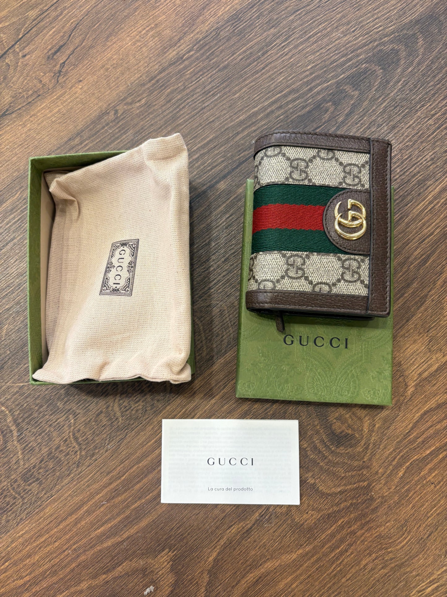 Gucci portafoglio Ophidia piccolo . Nuovo