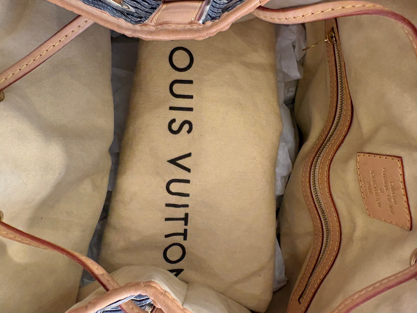 Louis Vuitton Borsa a Secchiello Eden Neo Monogram Argento Lim. Edition 2010