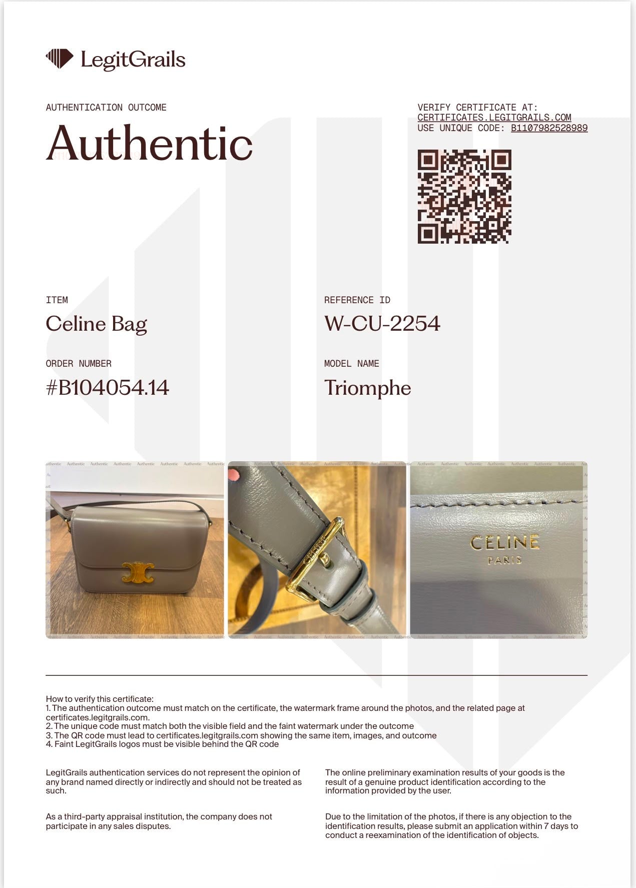 Celine borsa Triomphe classique in pelle di vitello lucida