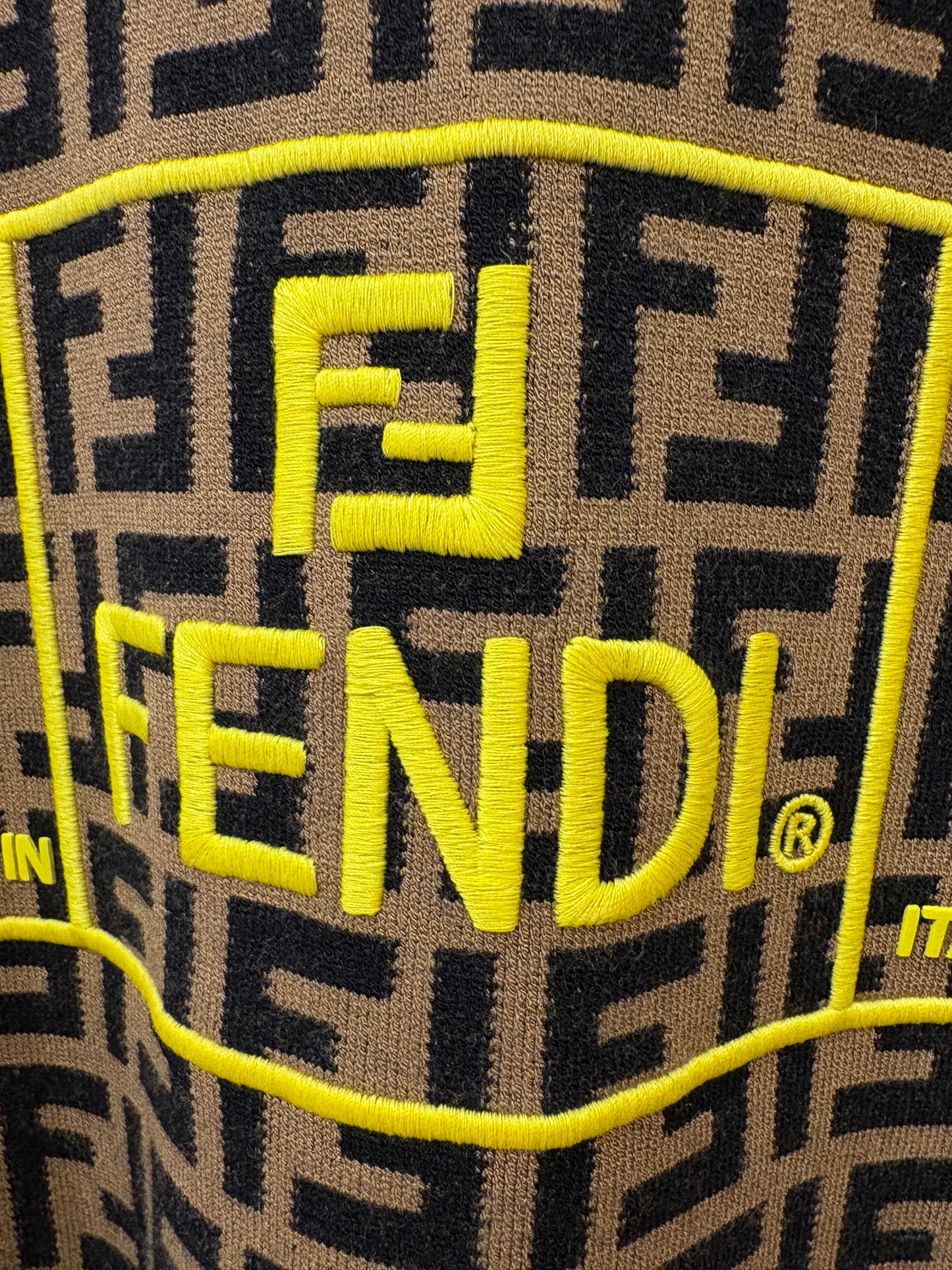 Fendi maglione "Roma Amor" Monogram FF