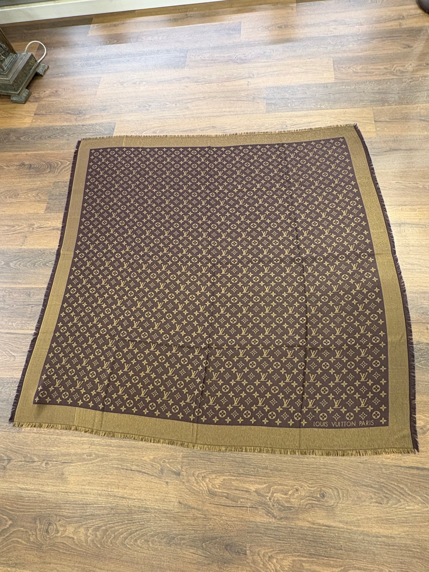 Louis Vuitton scialle Shine moro/bronzo . Nuovo