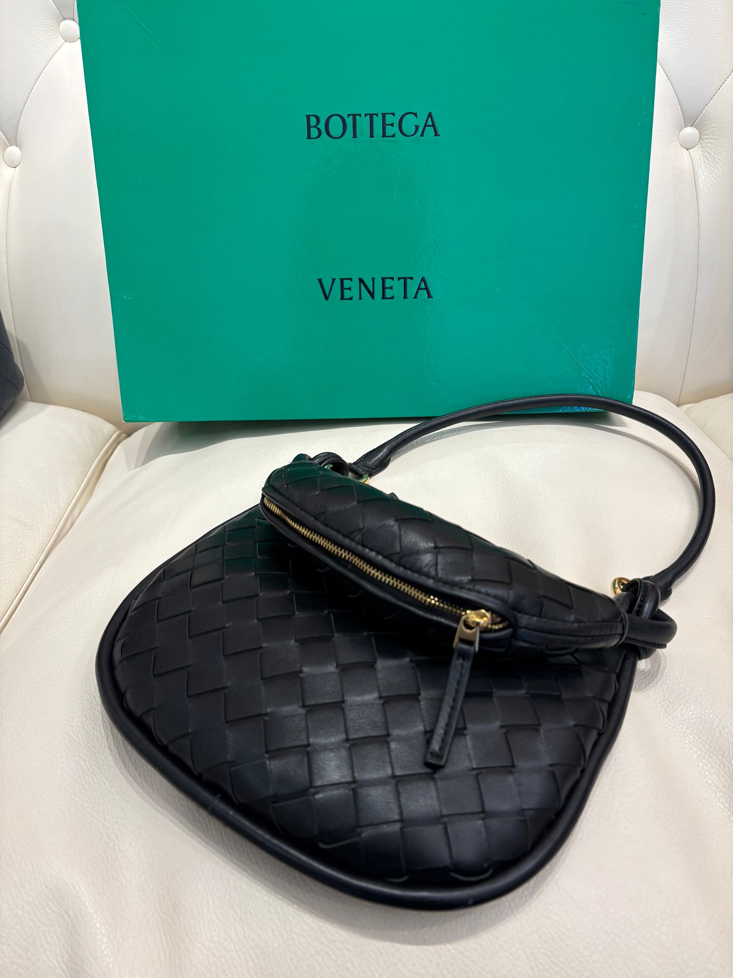 Bottega Veneta borsa Gemelli pelle intrecciata