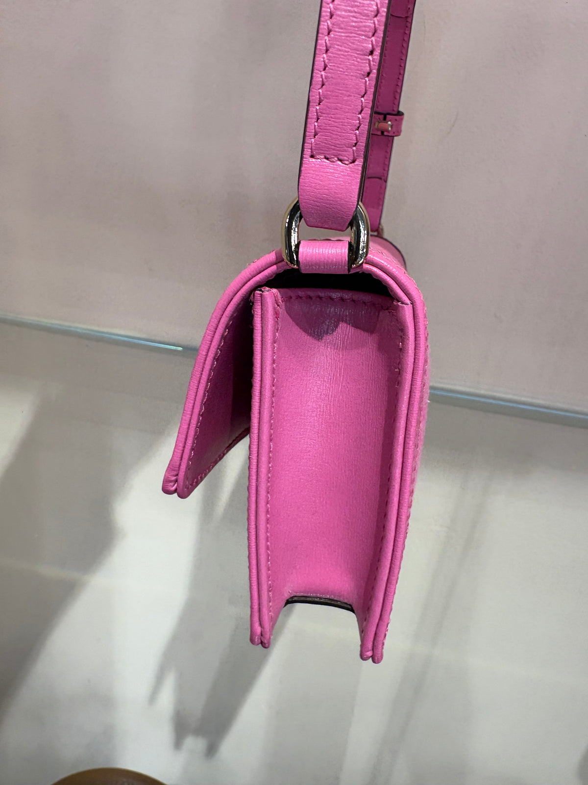 Gucci Borsa a Spalla Luce Mini in Tela GG Monogram Rose Dark Blossom. Nuova
