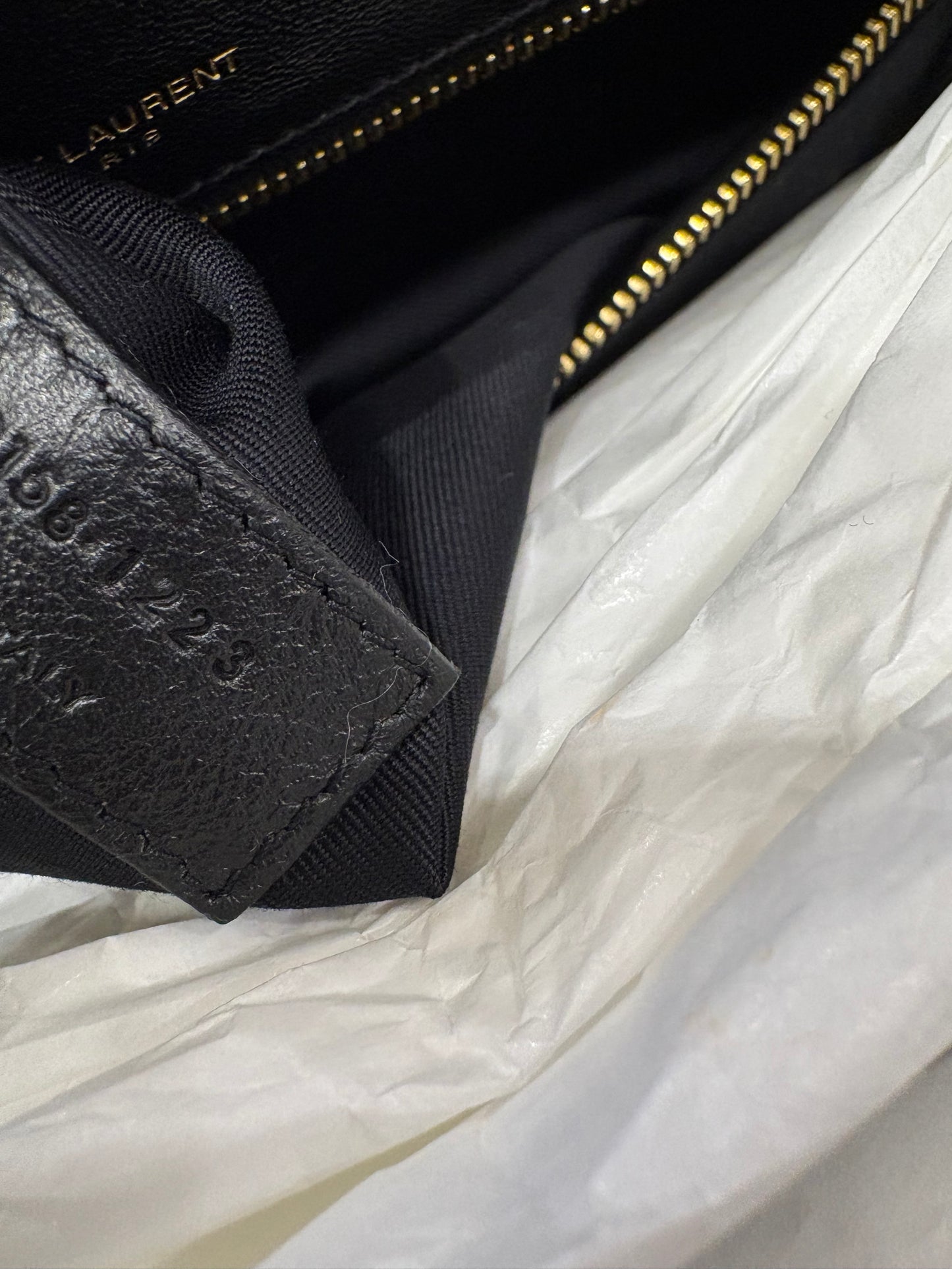 Saint Laurent Niki media in pelle