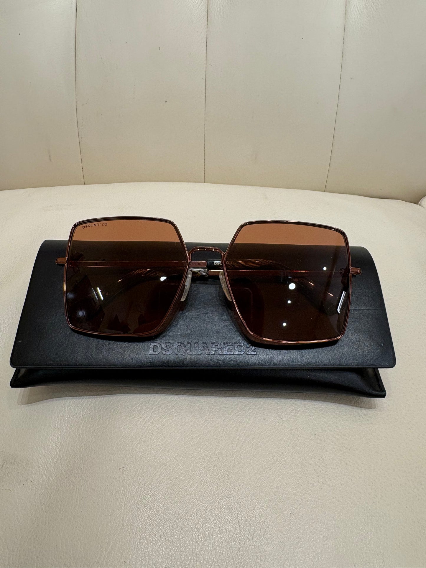 Dsquared 2 occhiali da sole metallo bronzo