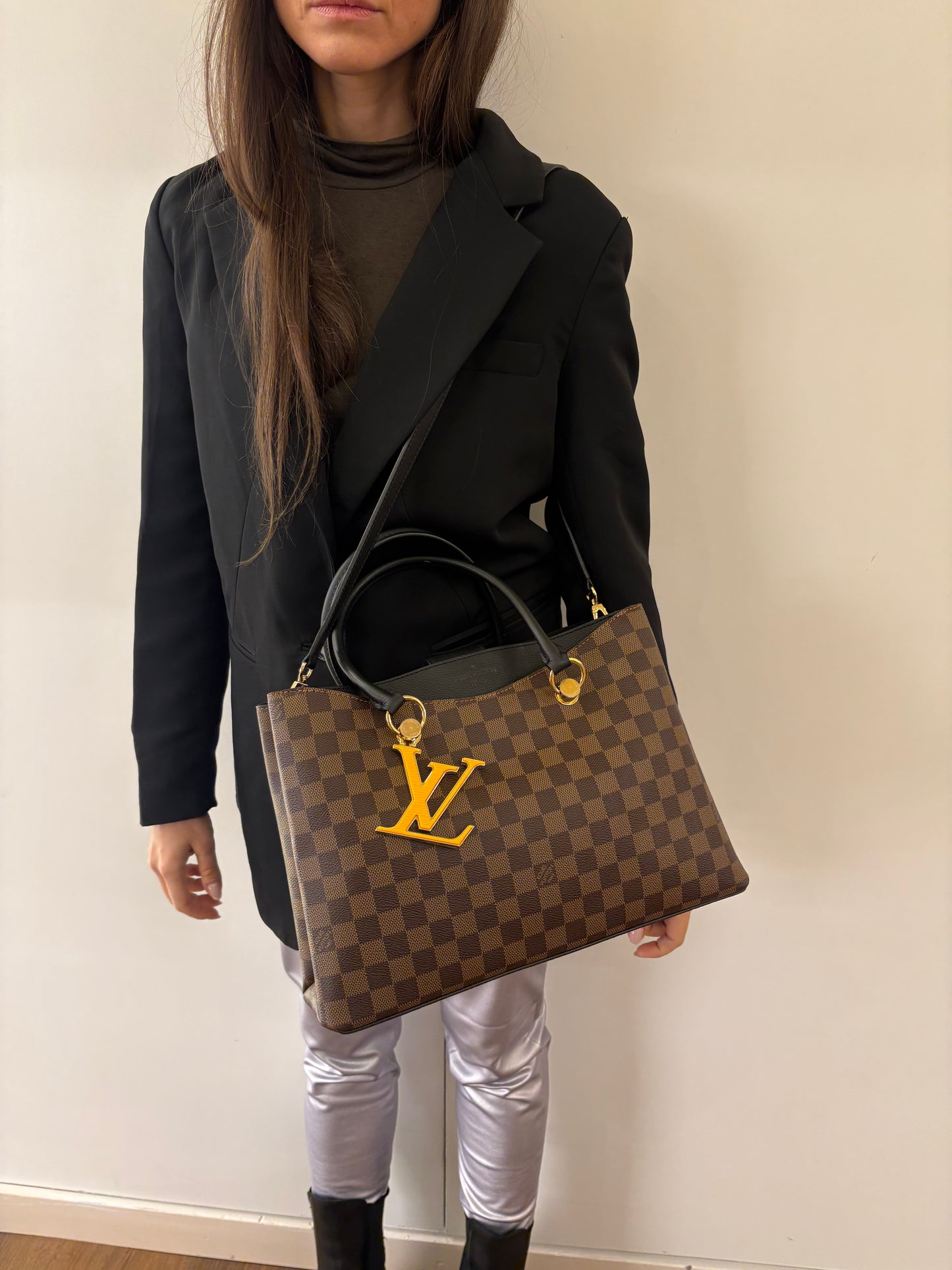 Louis Vuitton Riverside in tela damier e pelle