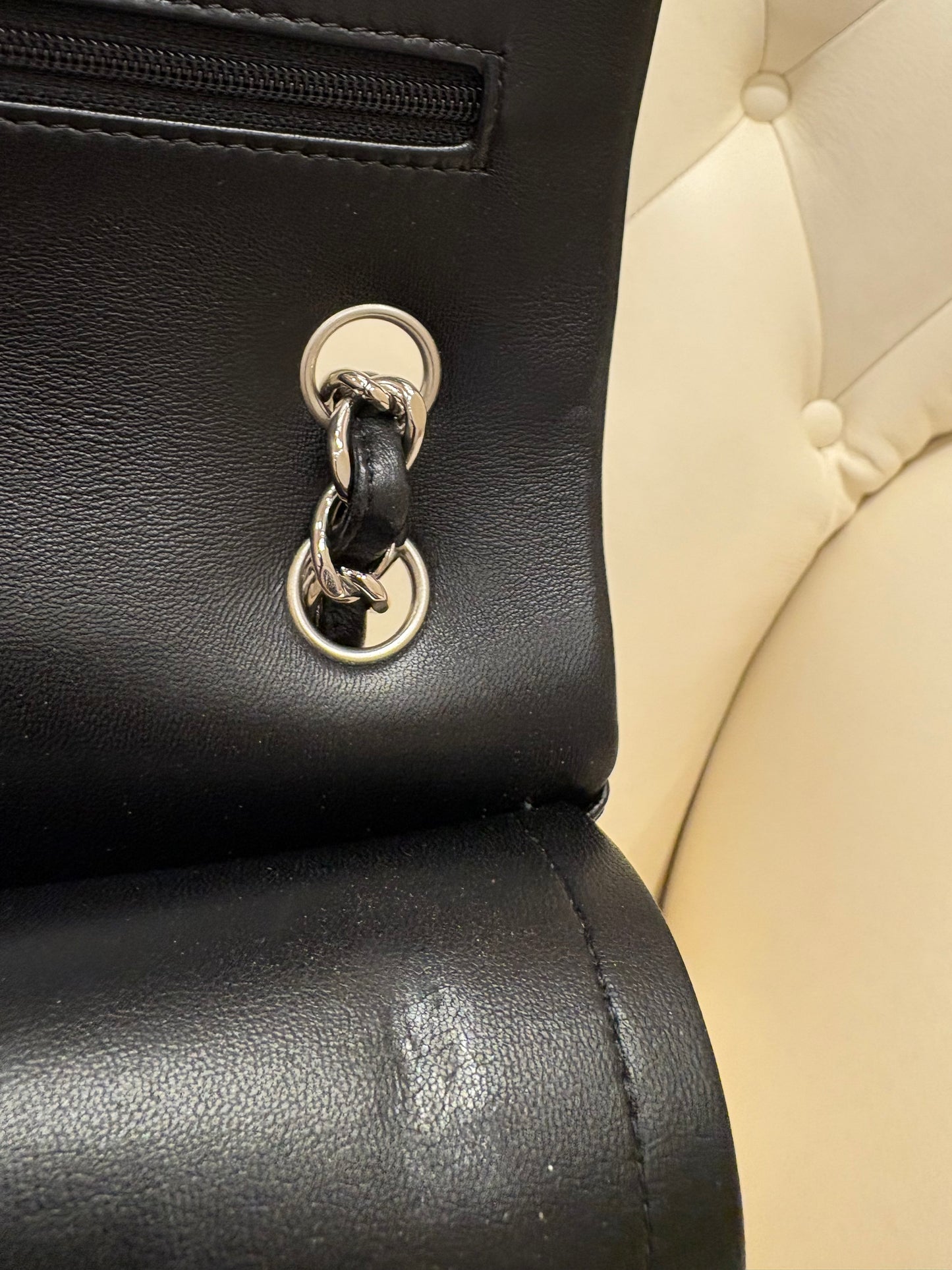 Chanel  Timeless Classic Jumbo lambskin black  hw silver