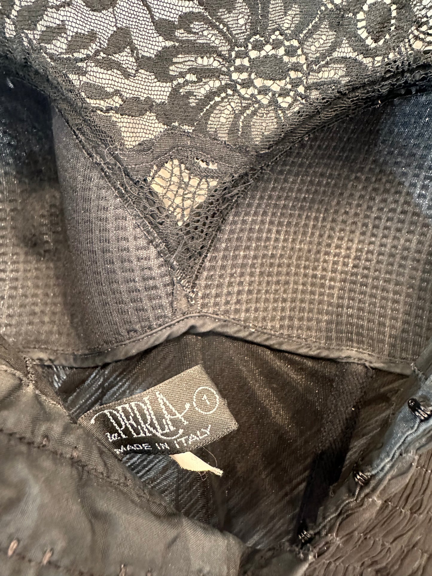 La Perla Vintage bustier seta e pizzo