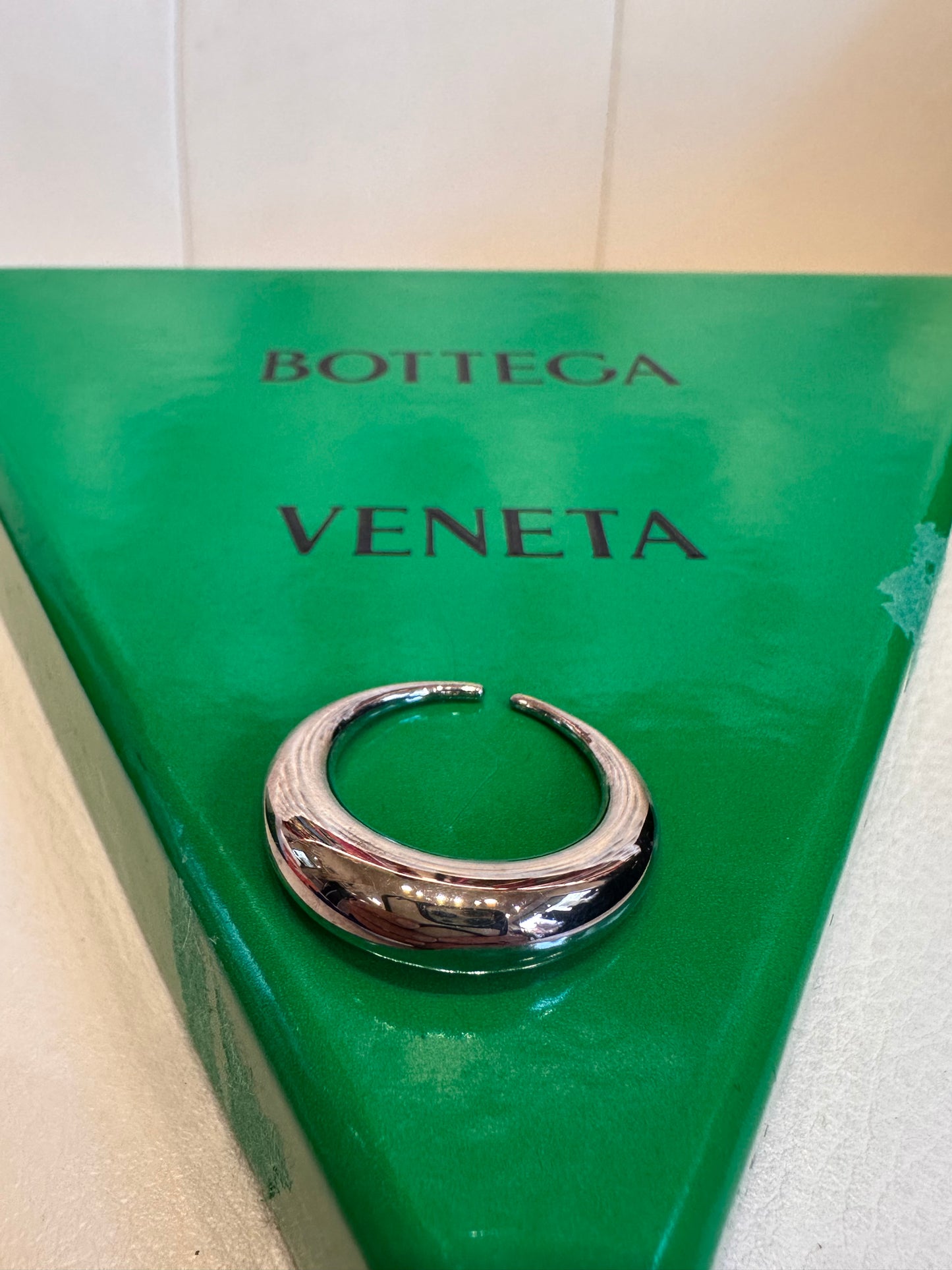 Bottega Veneta anello Sardine in argento