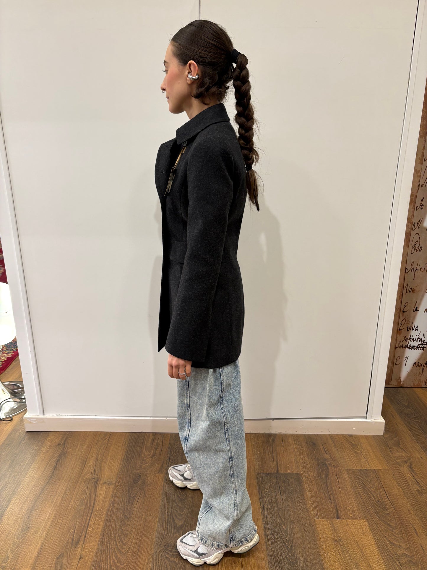 Fay cappottino pura lana antracite 40 nuovo