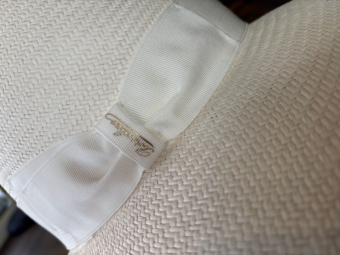 Borsalino cappello Claudette Panama fine tesa larga