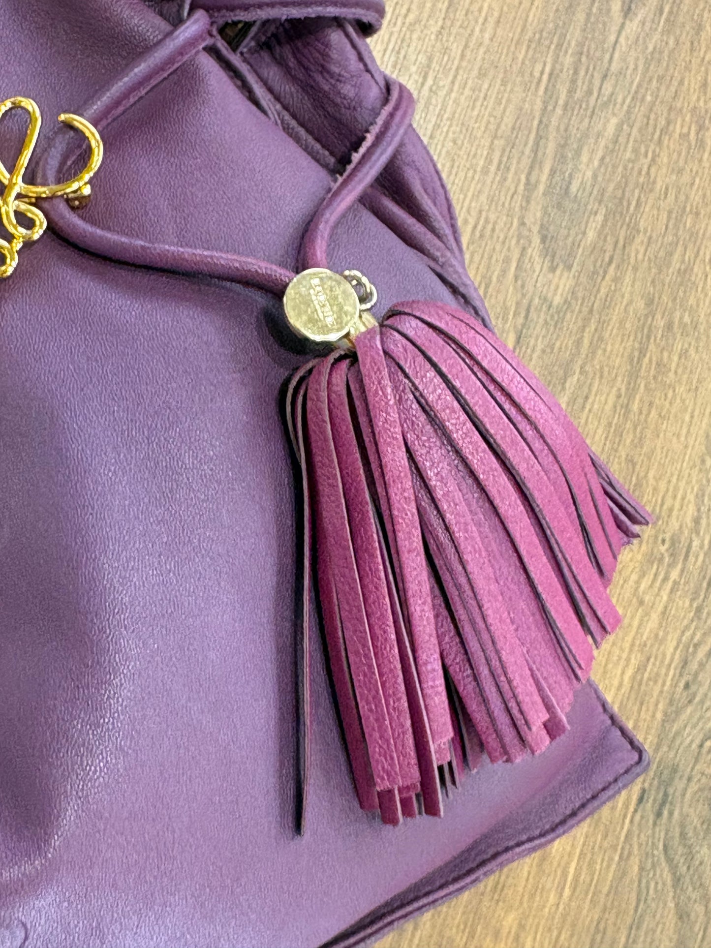Loewe Flamenco Anagram Tassel Shoulder Bag