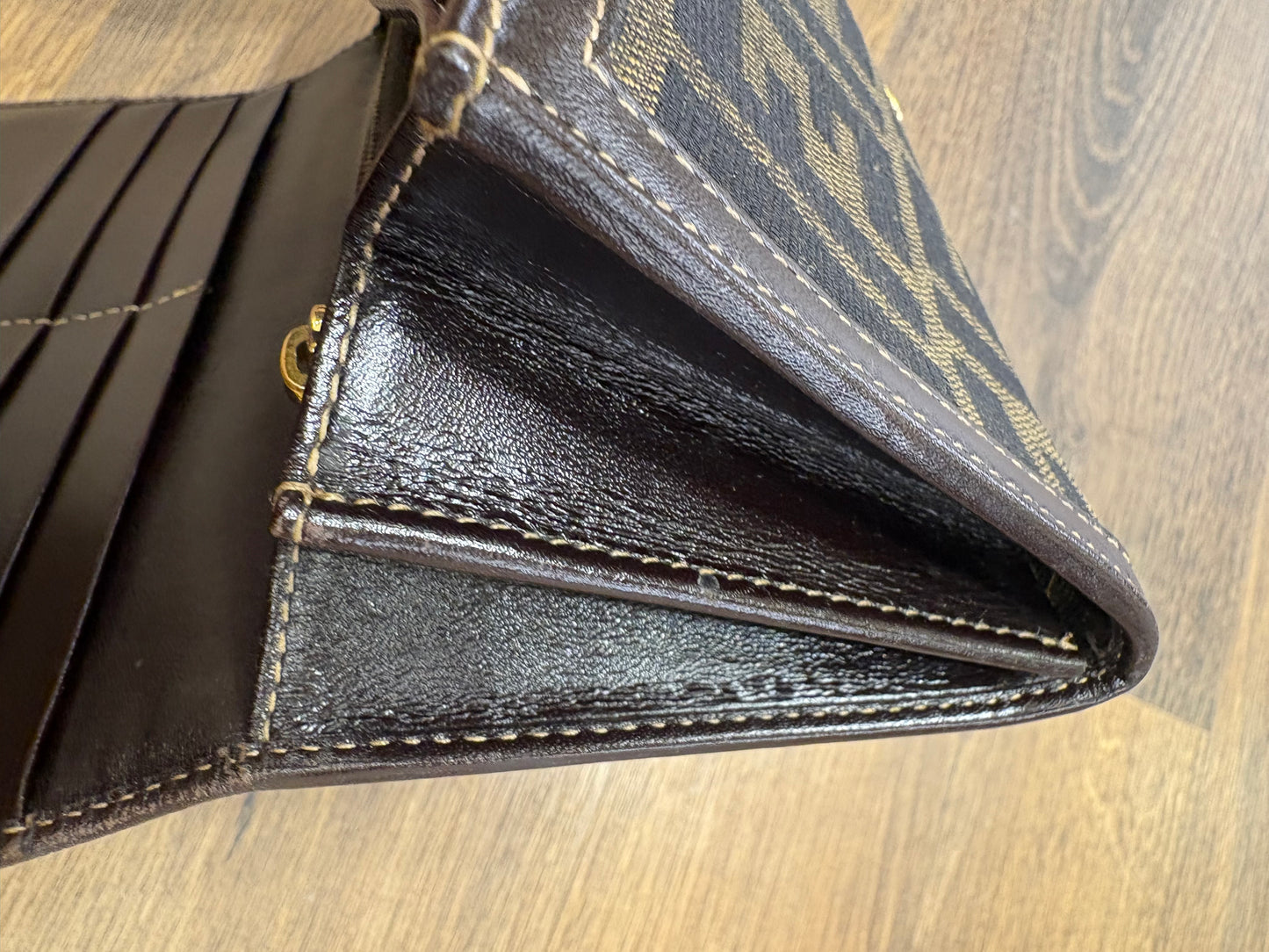 Fendi portafoglio Continental Vintage . Nuovo