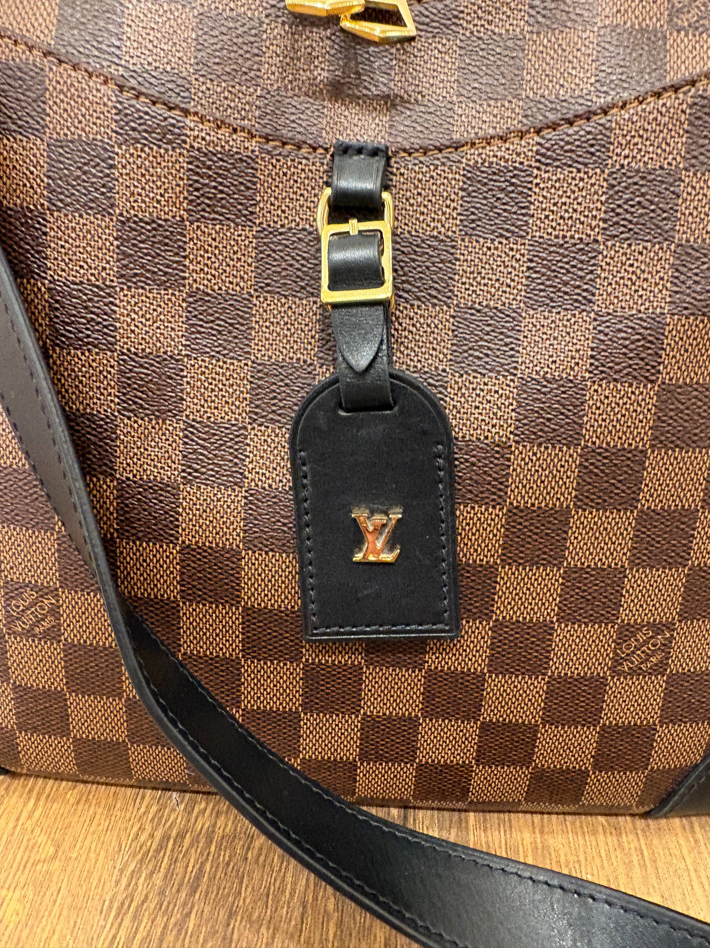 Louis Vuitton Odeon in tela damier e pelle