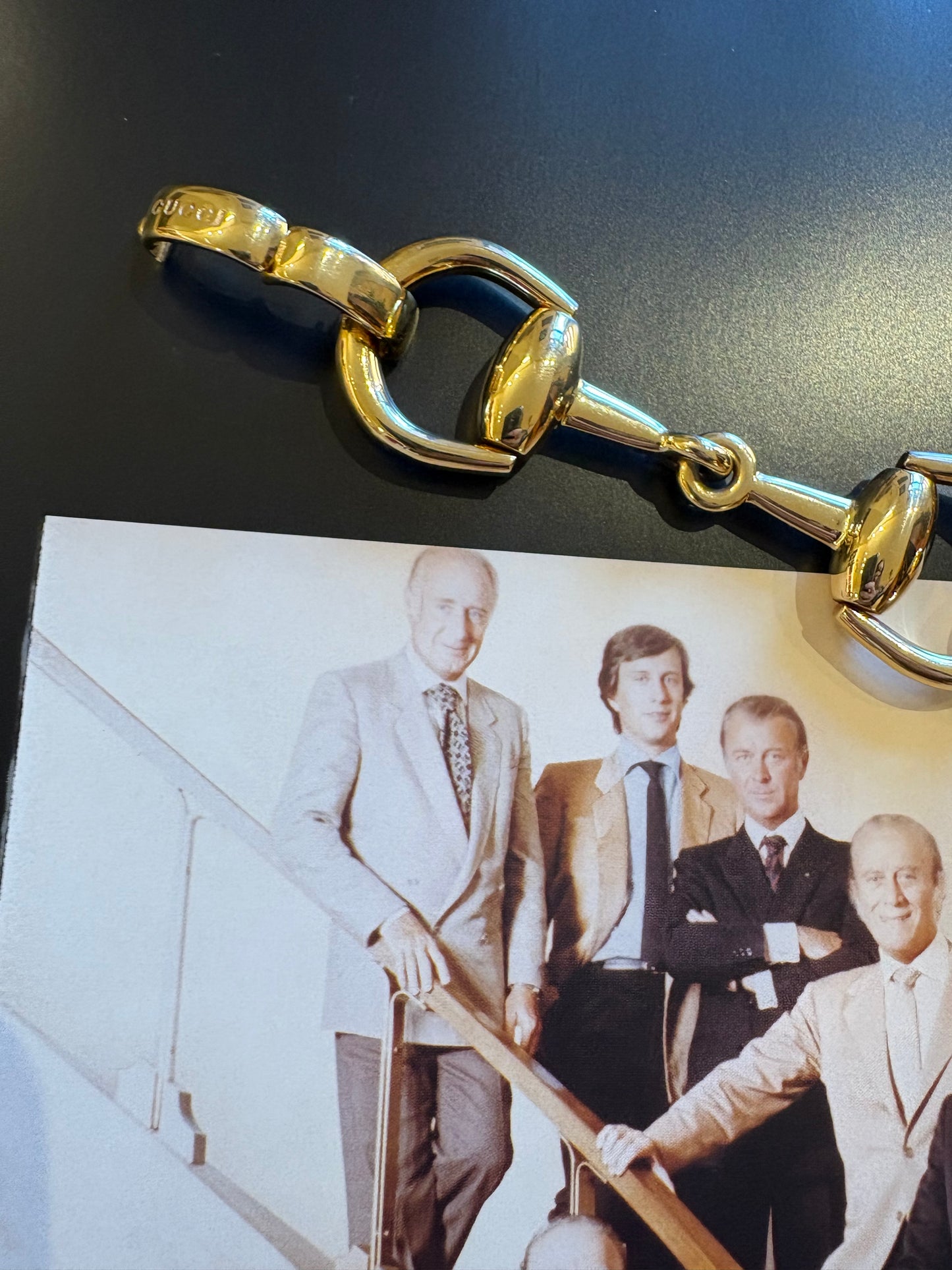 Gucci bracciale Horsebit in oro giallo 18Kt