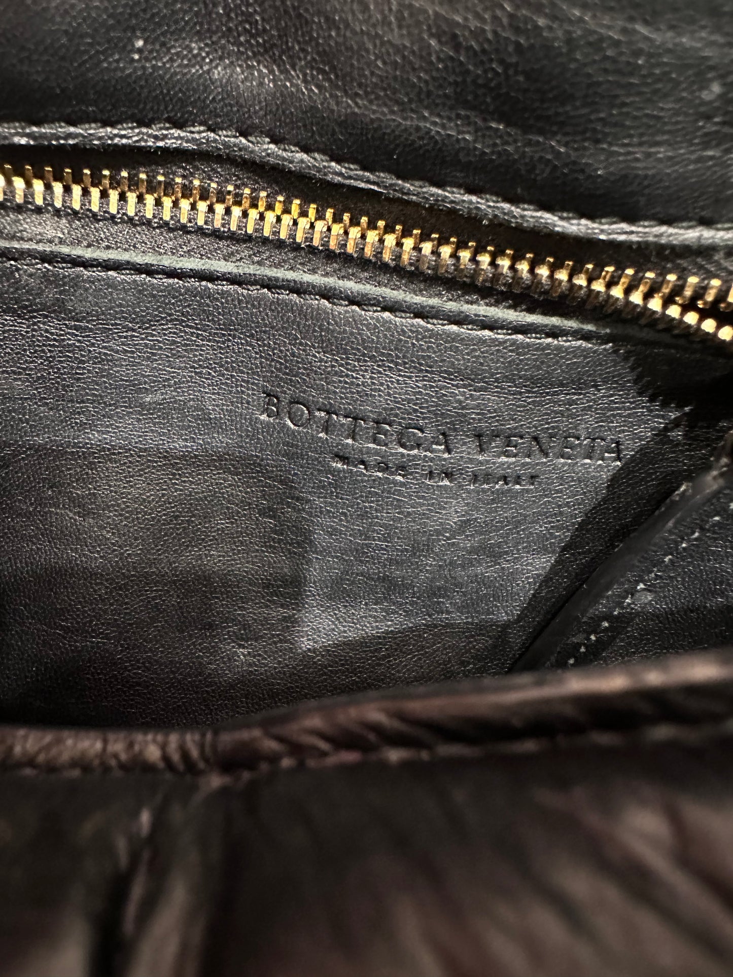 Bottega Veneta Cassette agnello nero