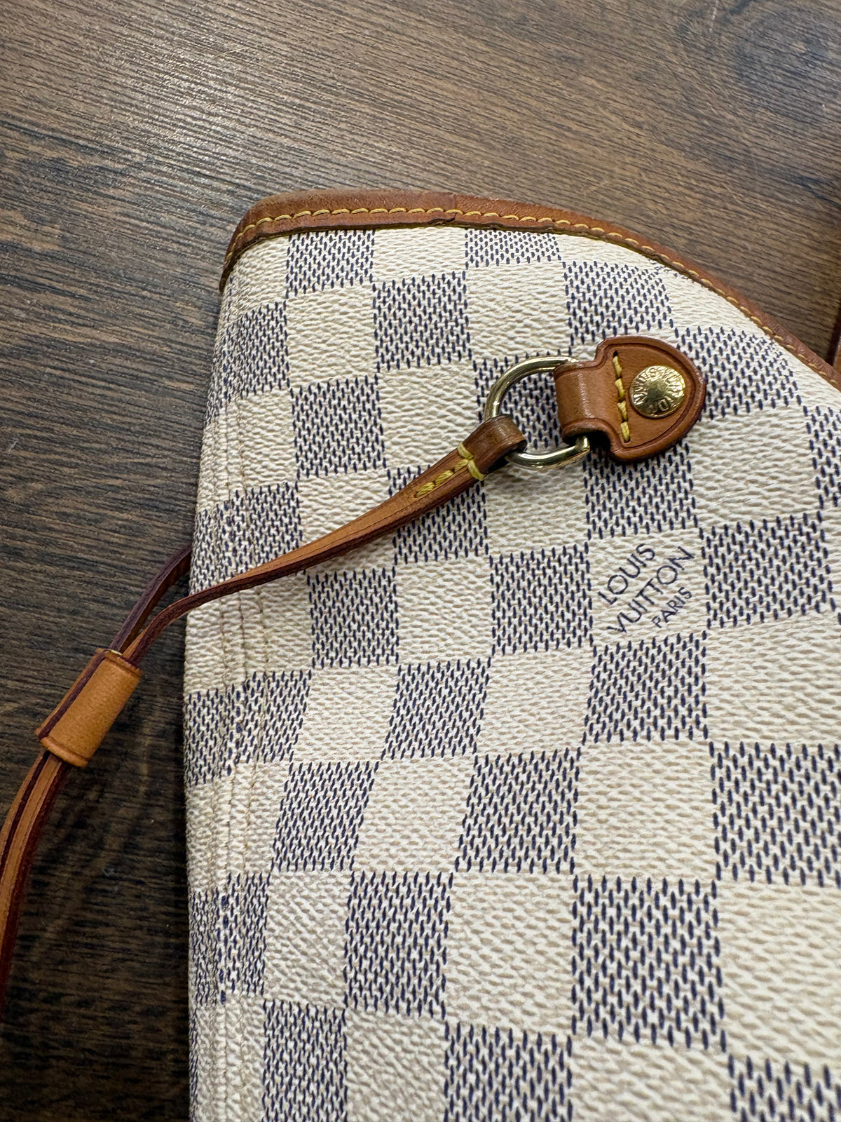Louis Vuitton Neverfull MM in Tela Damier Azur
