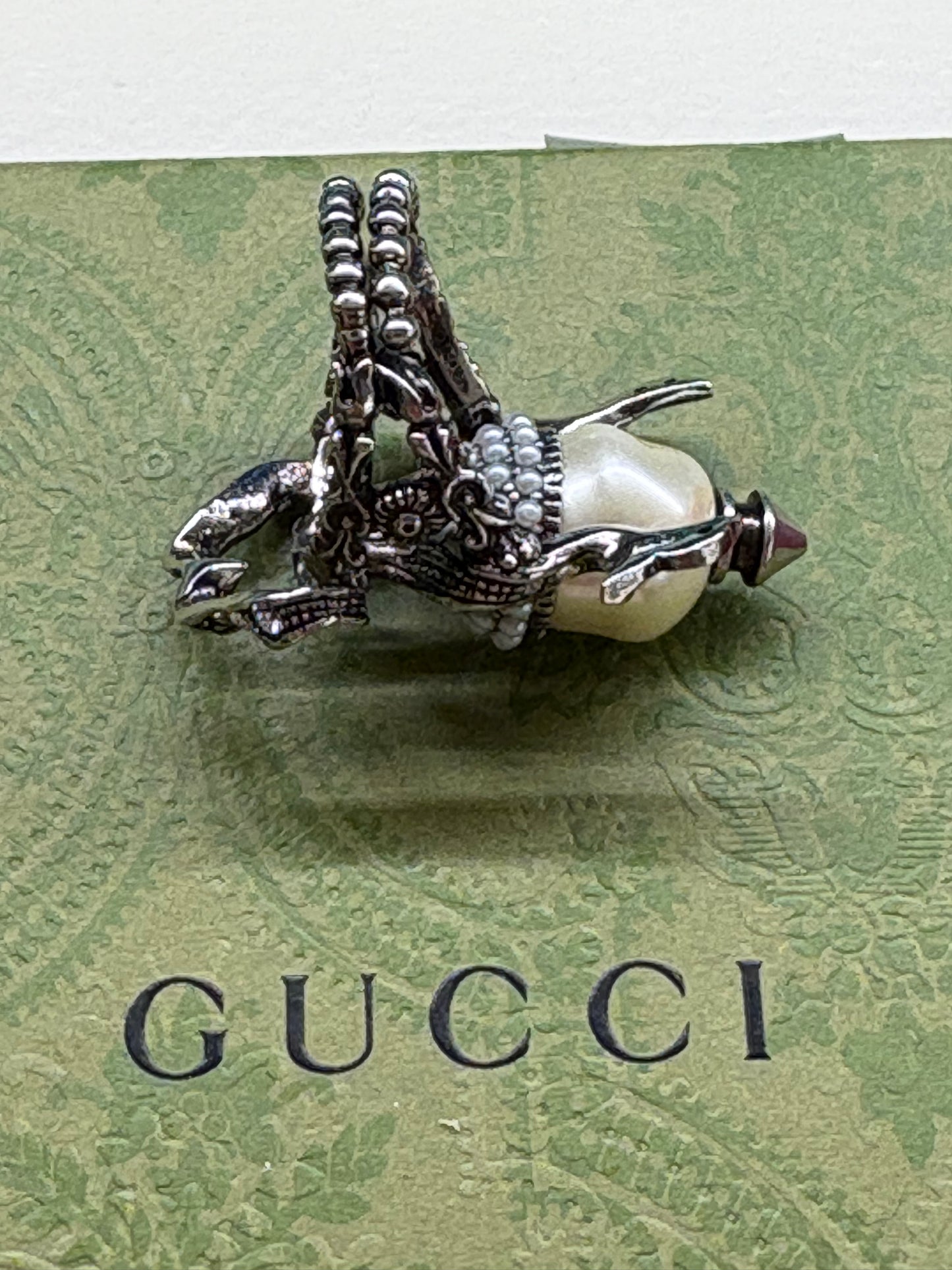 Gucci anello perla e perline