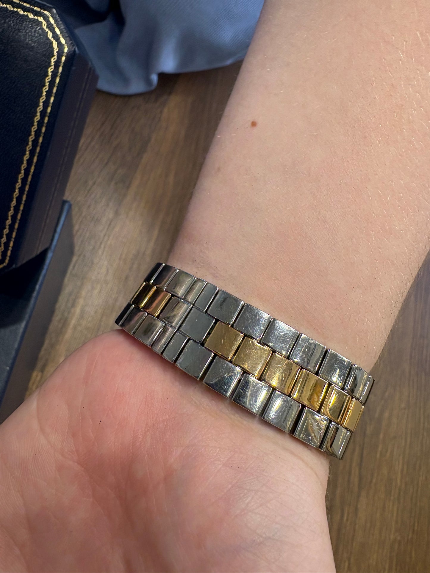 Orologio Chopard Happy Sport Con Diamanti, Acciaio E Oro Rosa 18k