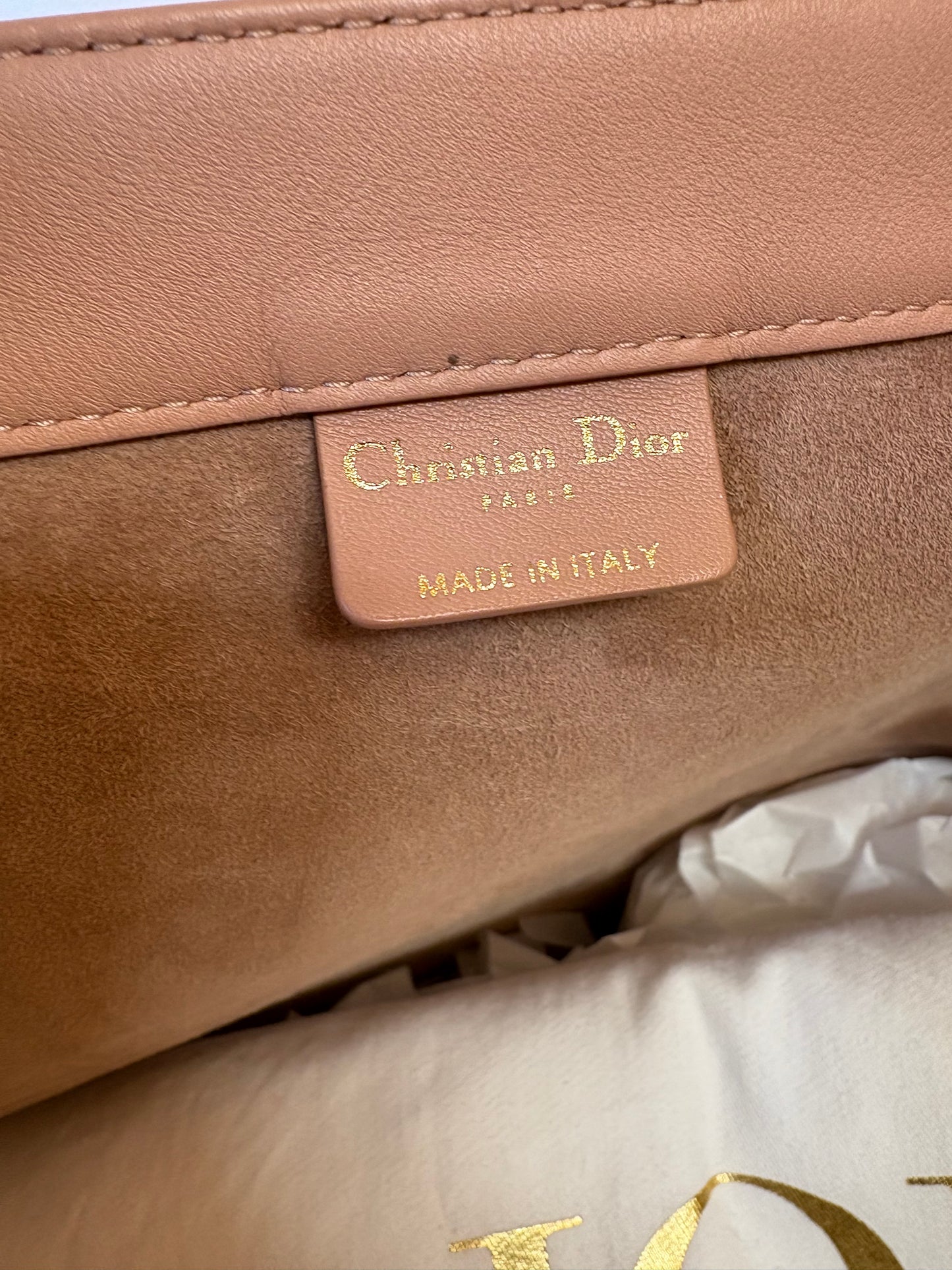 Dior Tote Bag in pelle rosa