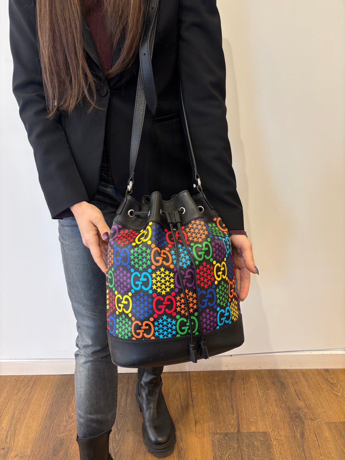 Gucci GG Psychedelic Bucket Bag