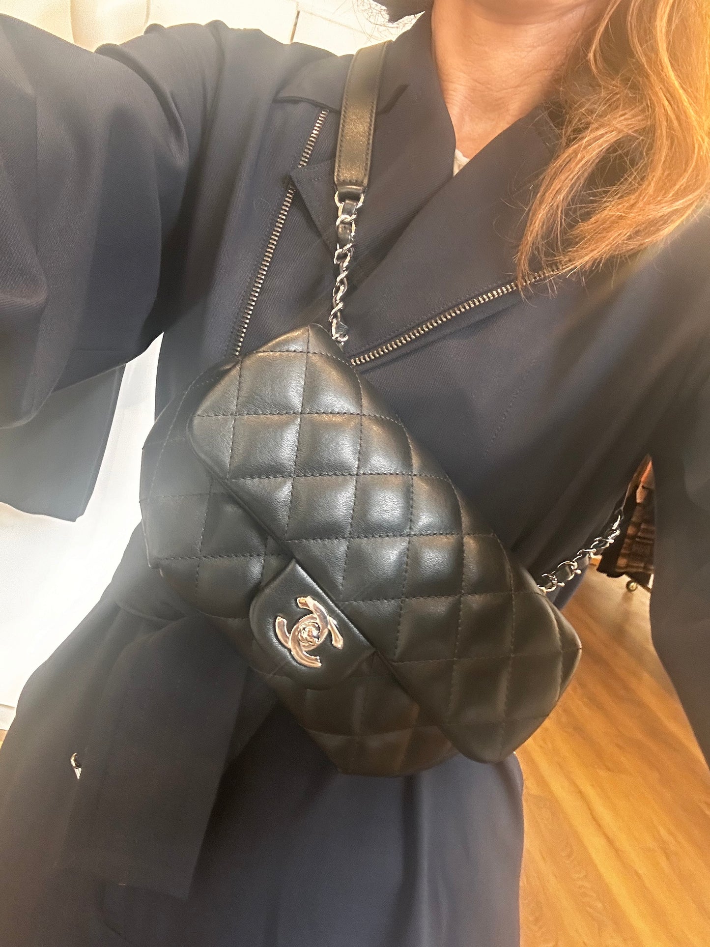 Chanel Uniform cintura marsupio in pelle