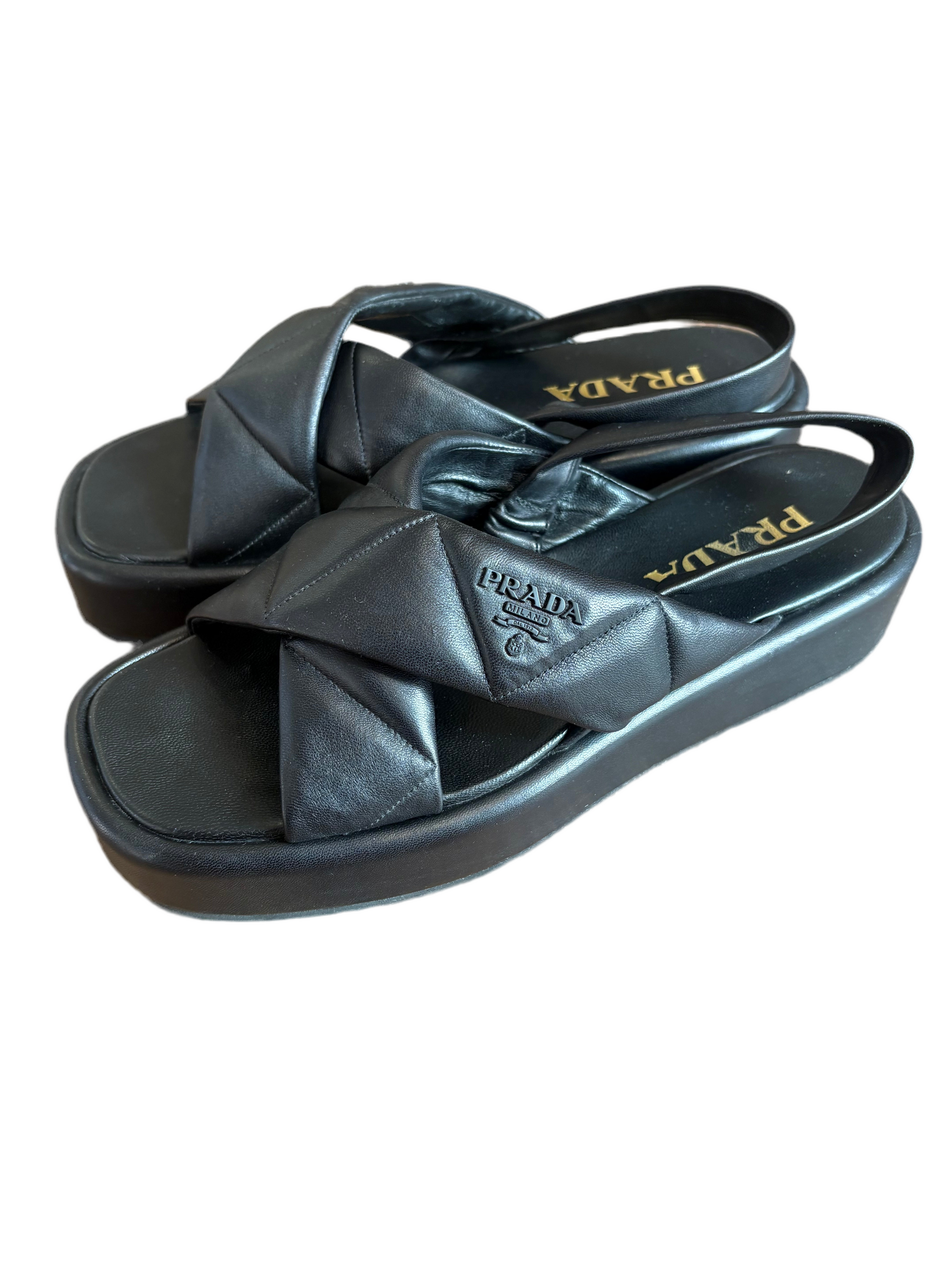 Sandali Neri Sandali Prada Argento Sandali Gladiatore Con