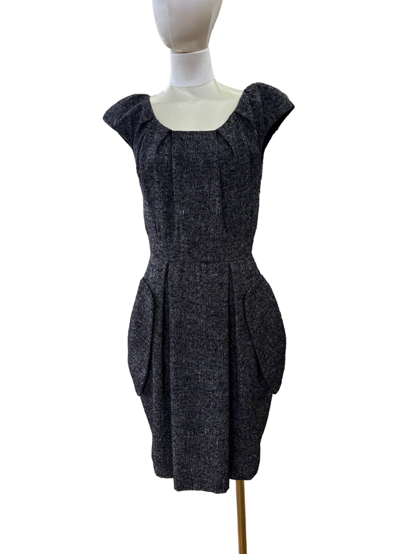 Christian Dior abito tweed in lana