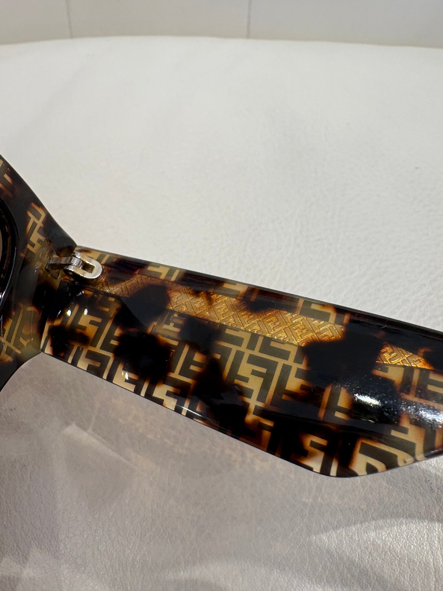 Fendi Occhiali da sole in acetato marrone