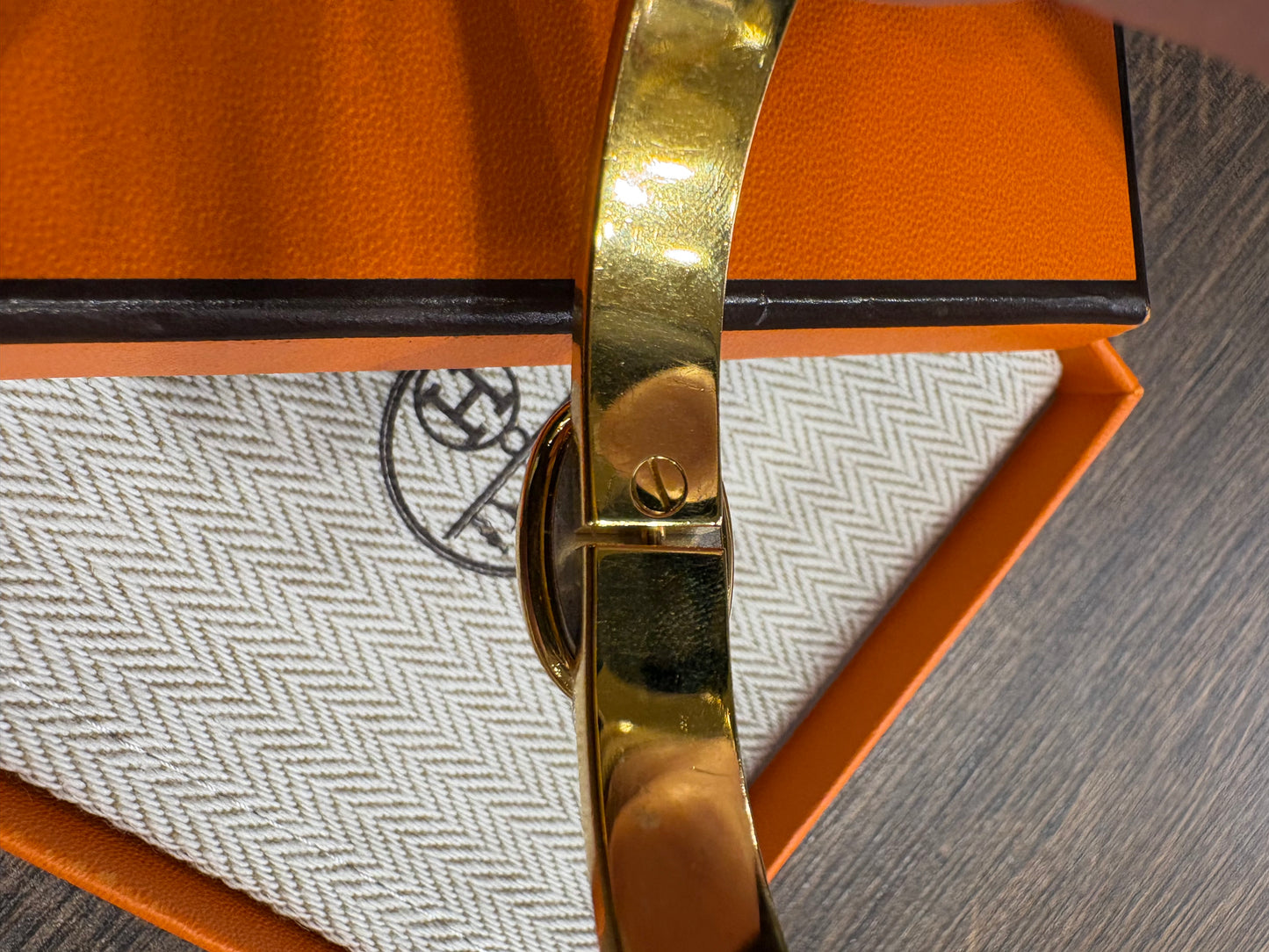 Hermès Mini Clic Chaîne d'Ancre con stampa Mors à Jouets