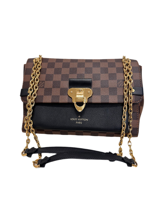 Louis Vuitton Vavin tela ebene damier e pelle