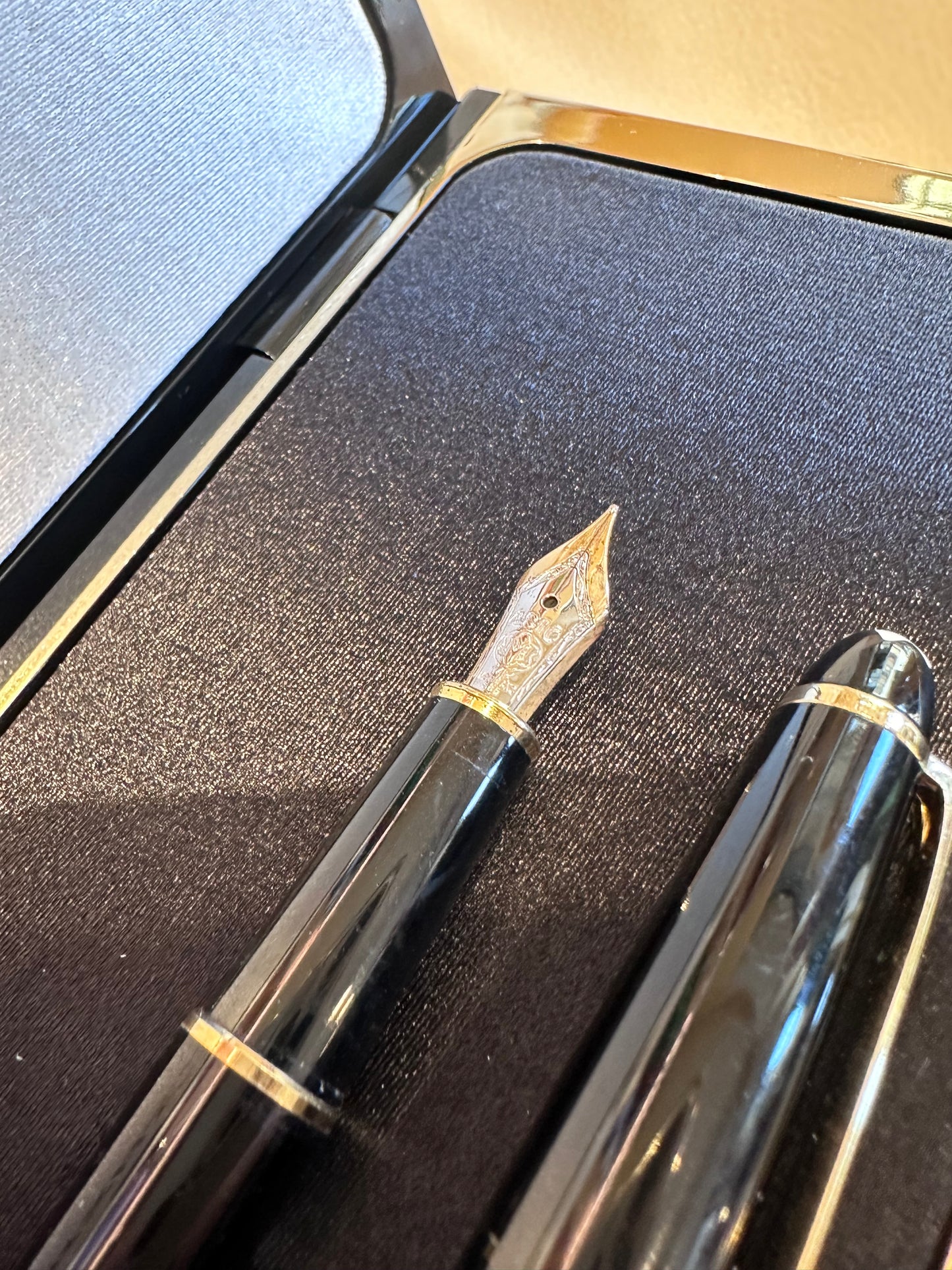 Montblanc penna stilografica pennino oro 18kt