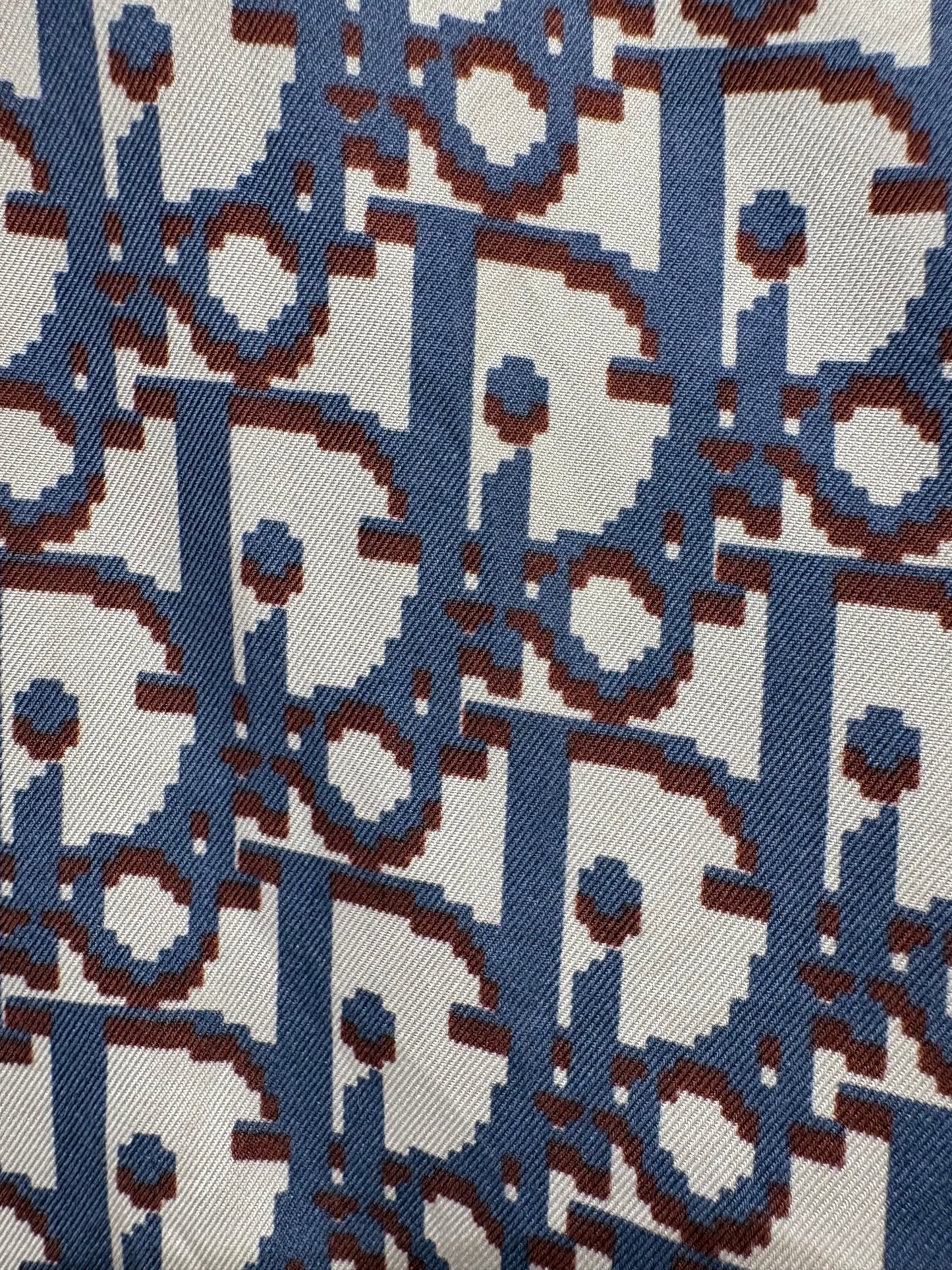 Dior camicia in seta Oblique uomo