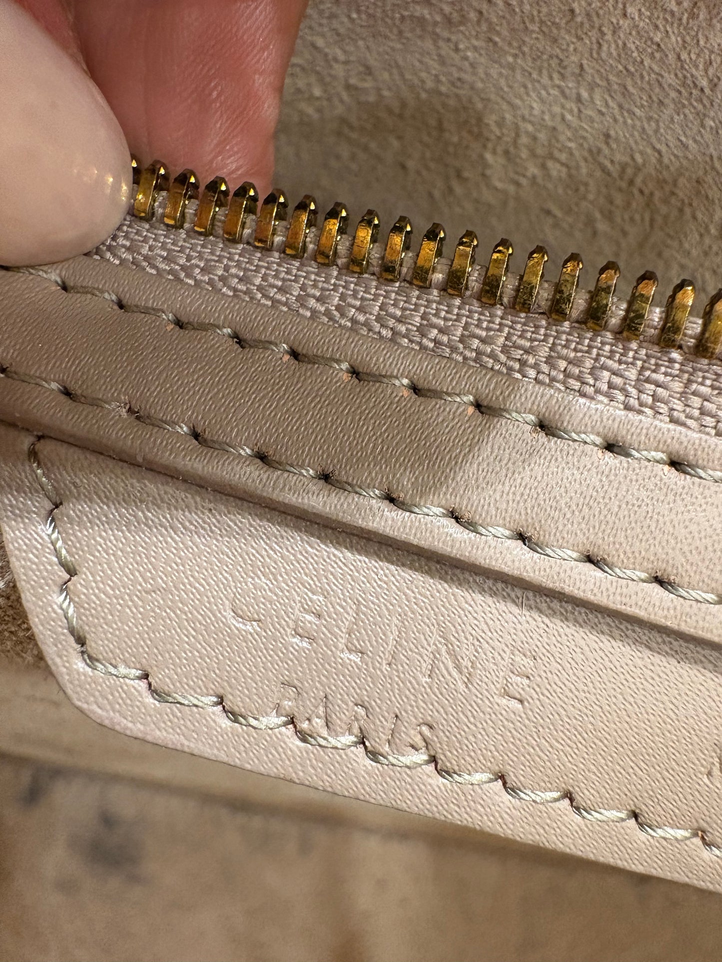 Céline Phantom tricolor in pelle