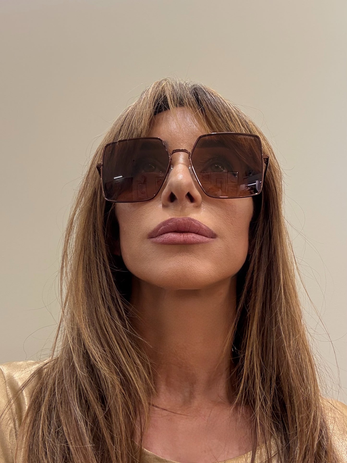 Dsquared 2 occhiali da sole metallo bronzo