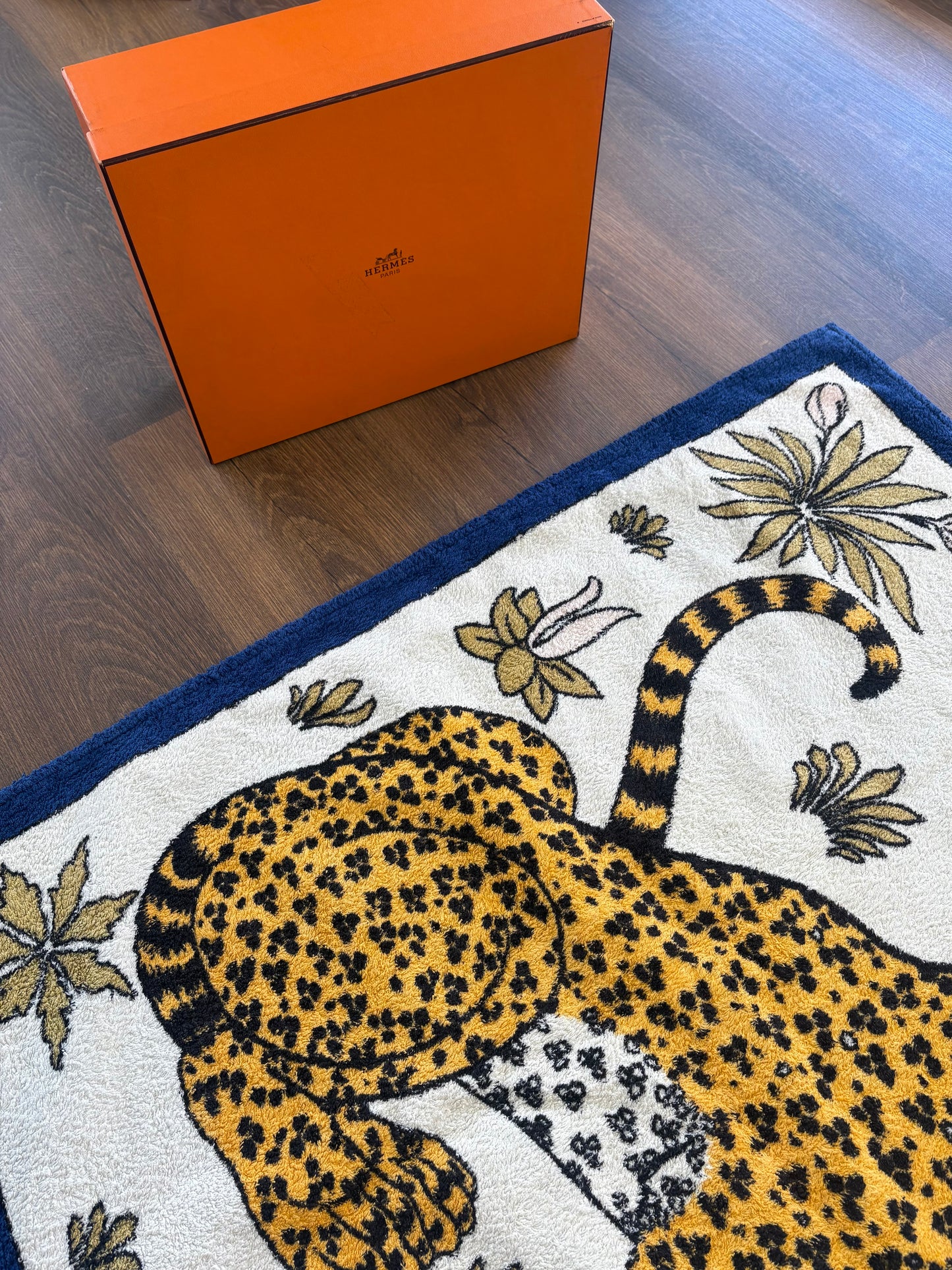 Hermès telo mare Léopards