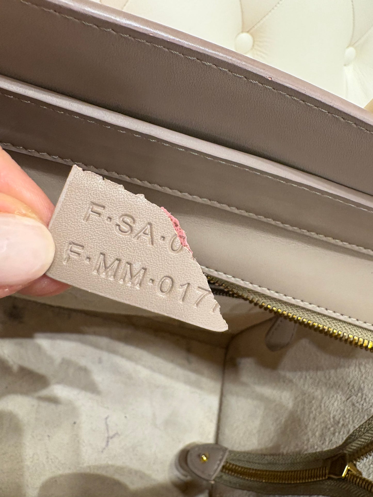 Céline Phantom tricolor in pelle
