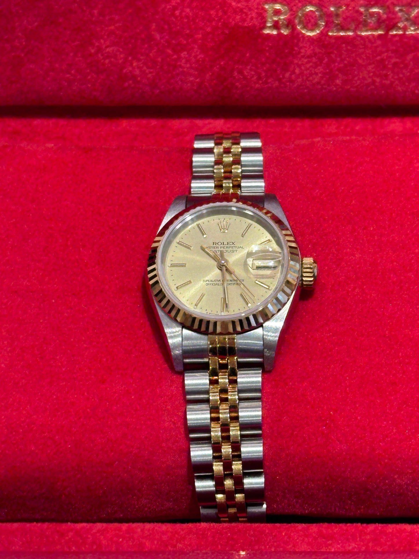 Rolex Lady Date Just 26 mm acciaio e oro