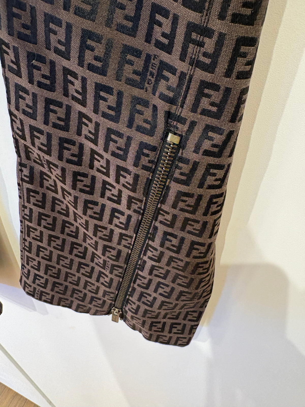 Fendi giacca tecnica imbottita moro tg44