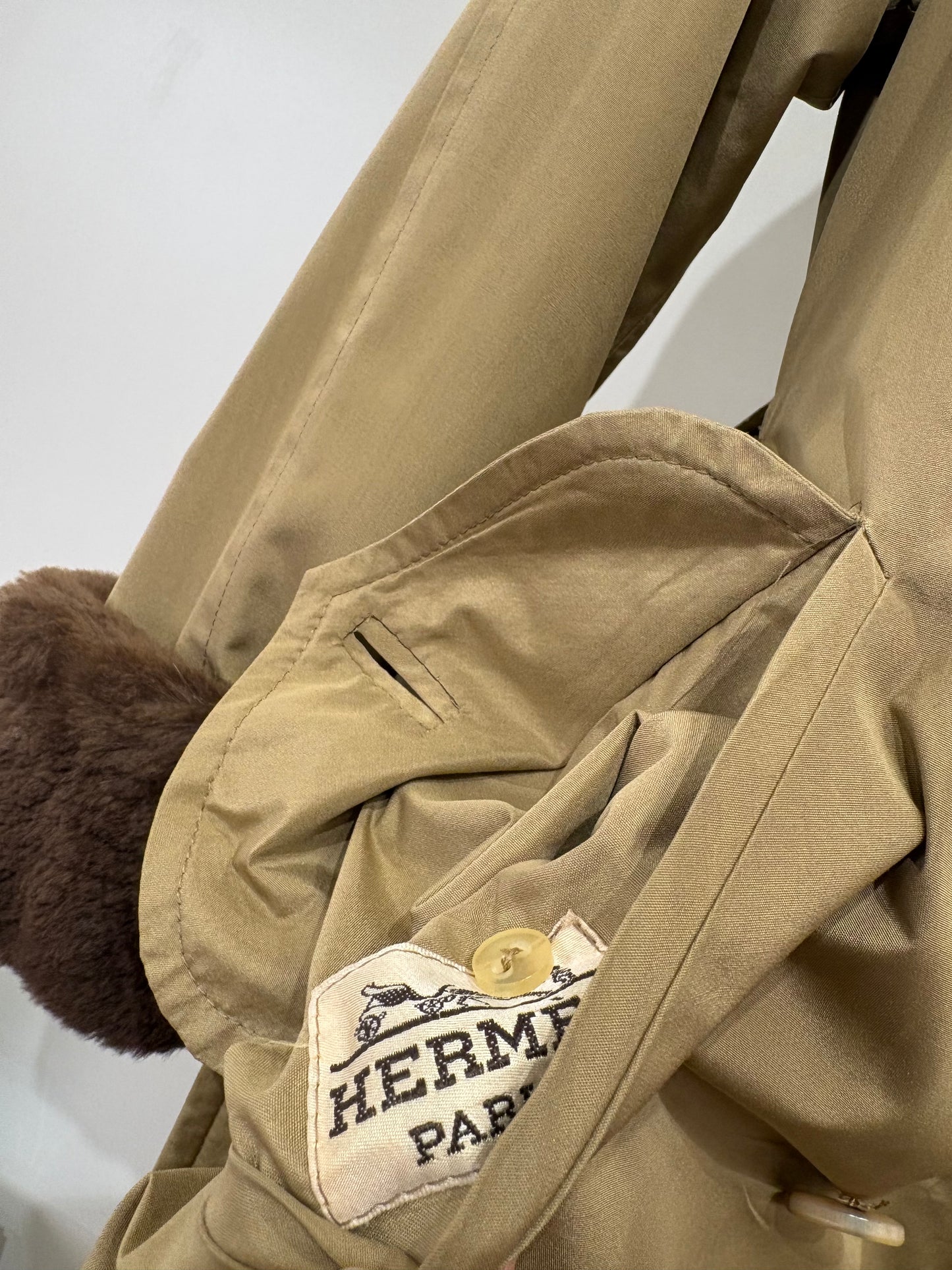 Hermès Fur Trench Coat