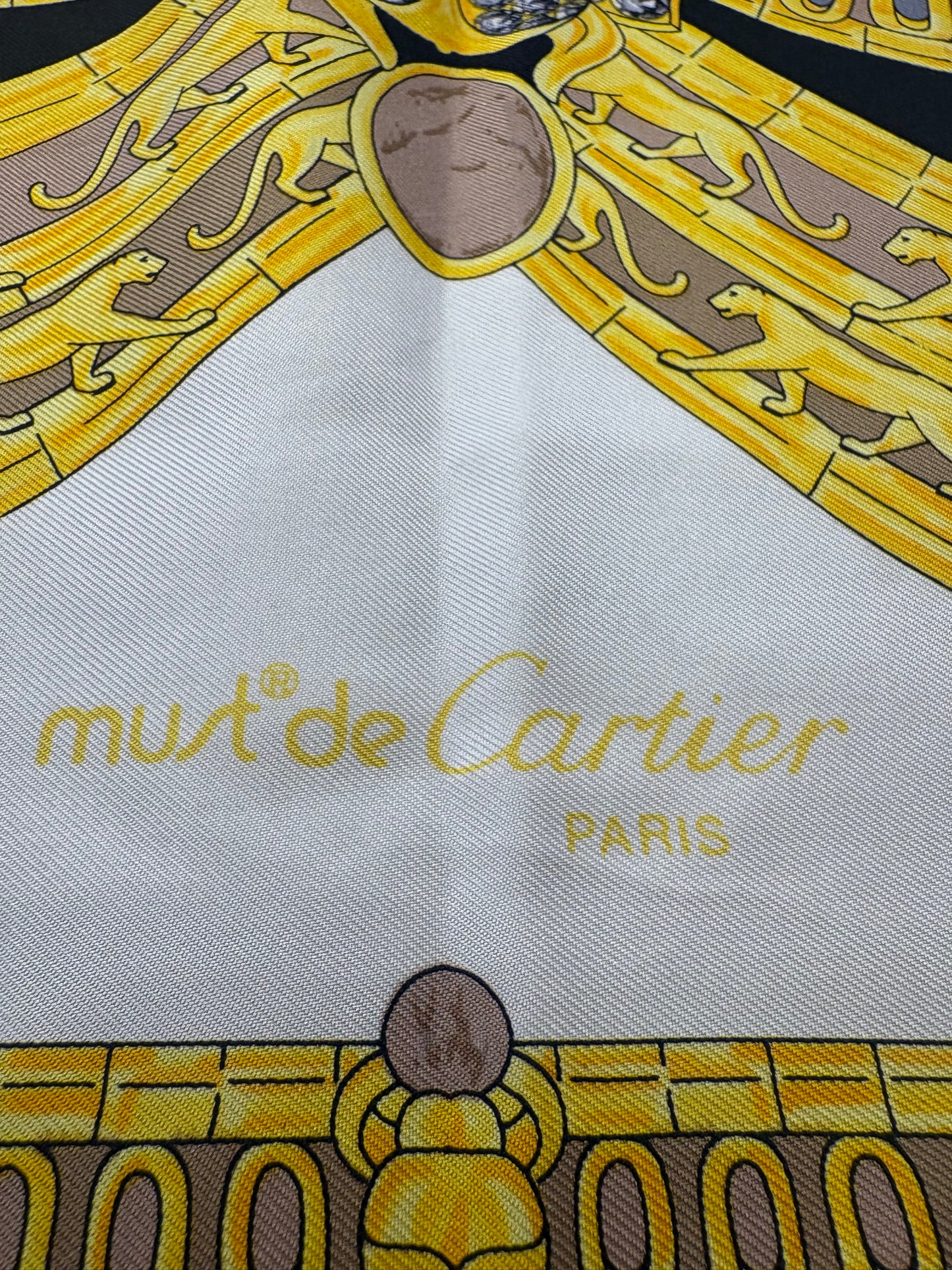 Cartier foulard in seta 90x90