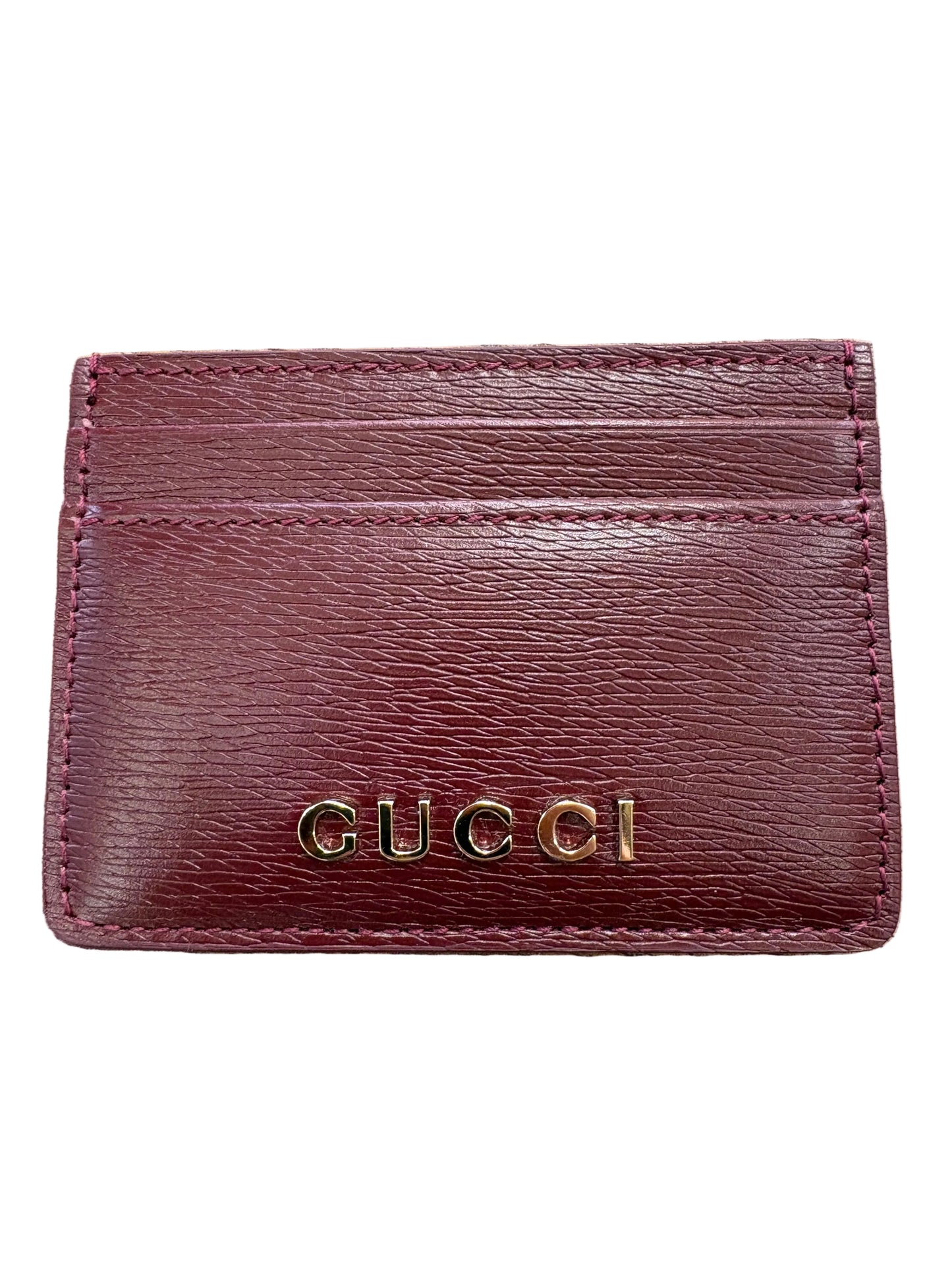 Gucci porta carte in pelle . Nuovo