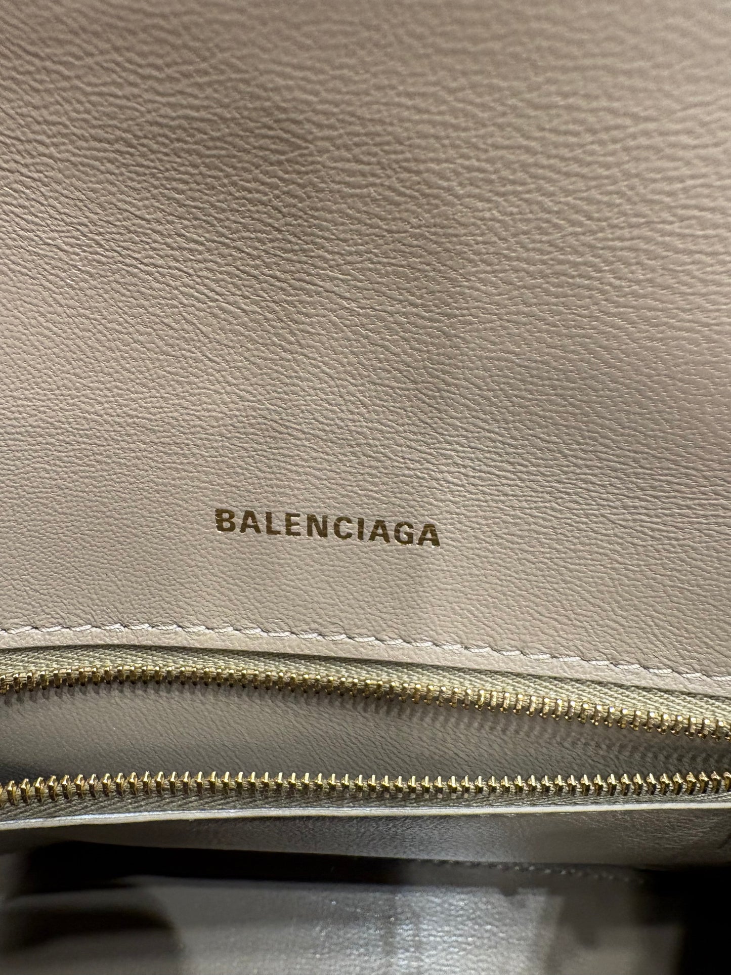 Balenciaga Hourglass Small: The Beige Heritage