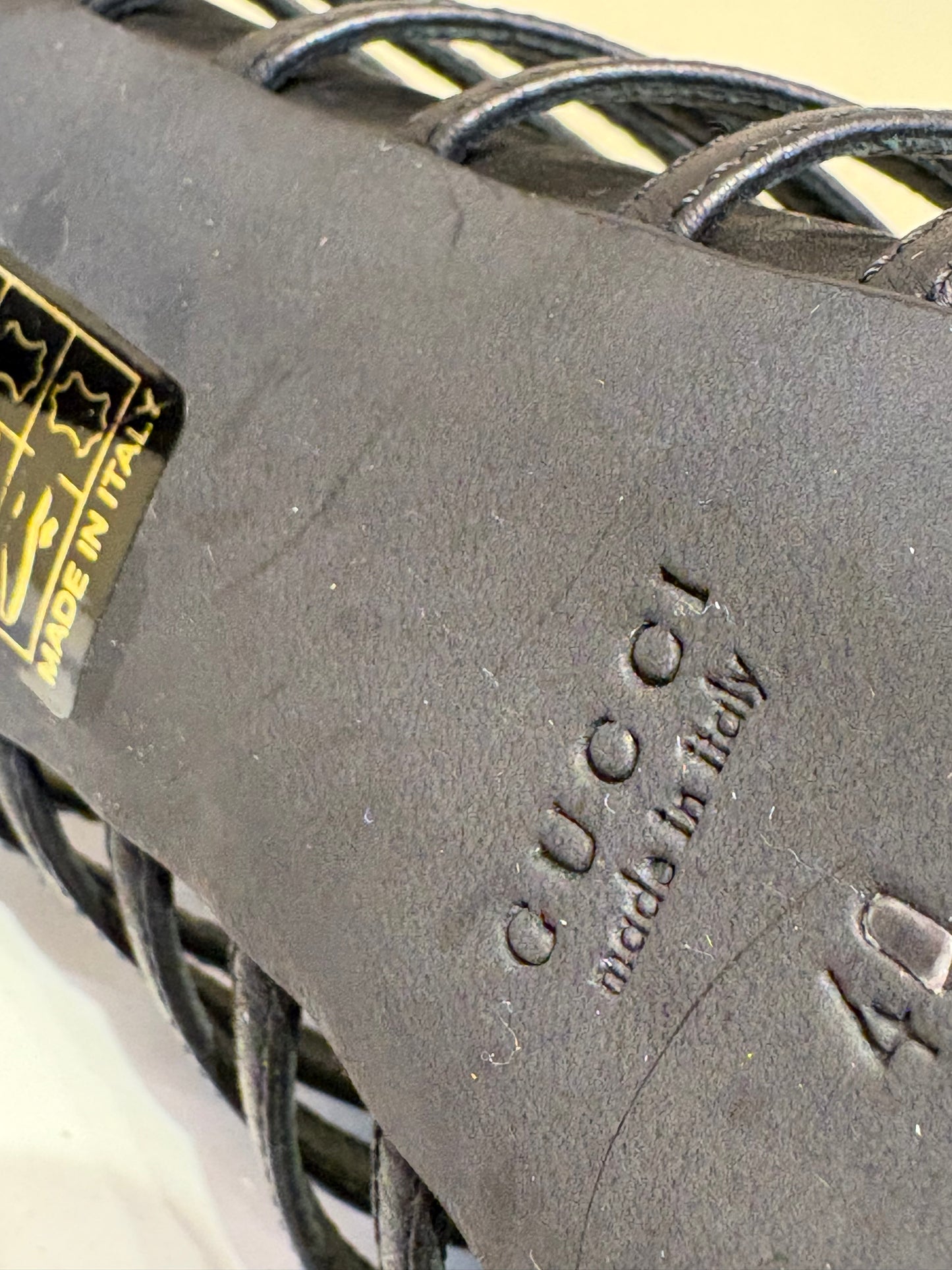 Gucci sandali testa di moro 39,5