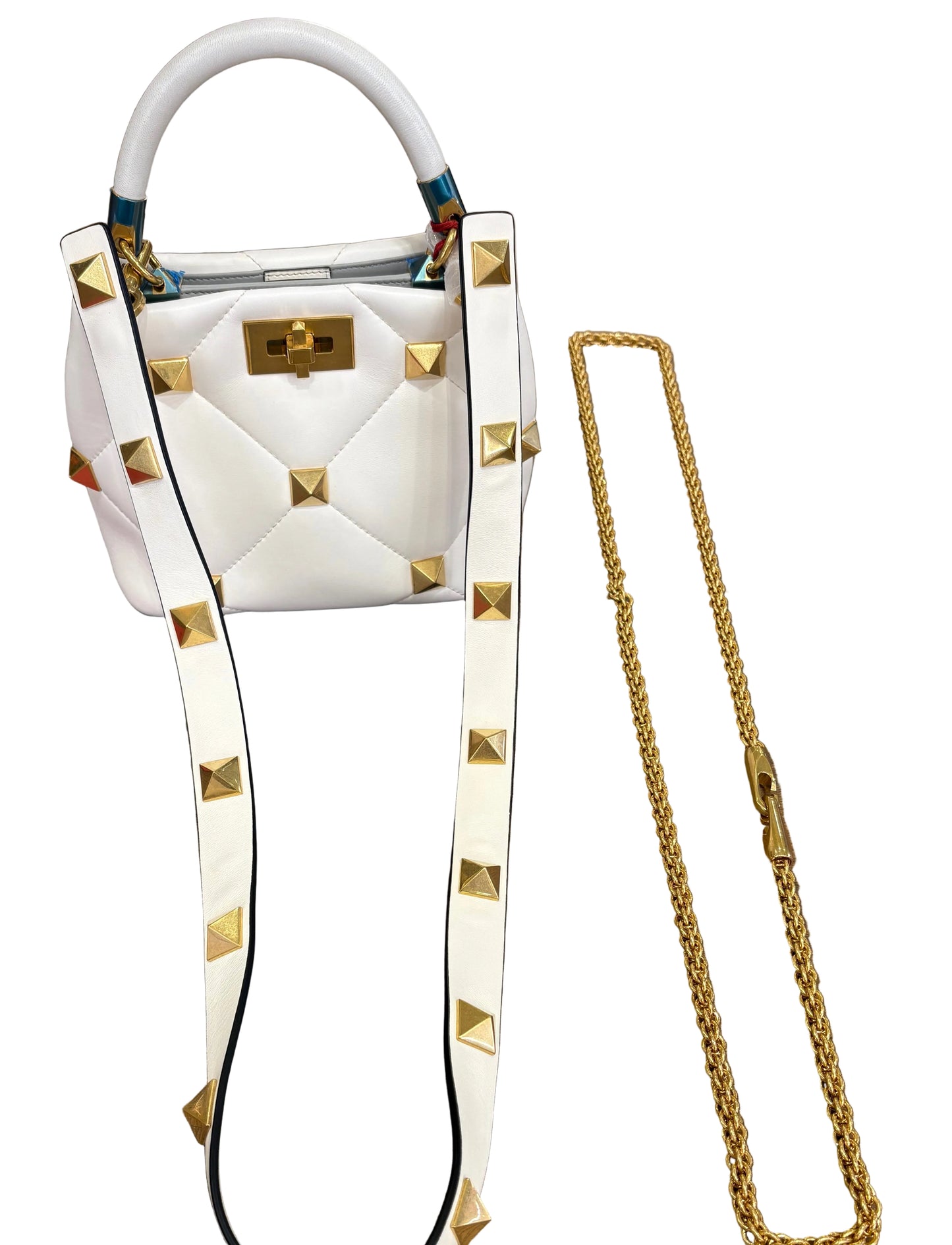 Valentino Garavani borsa Roman Stud Small in Nappa. Nuovo