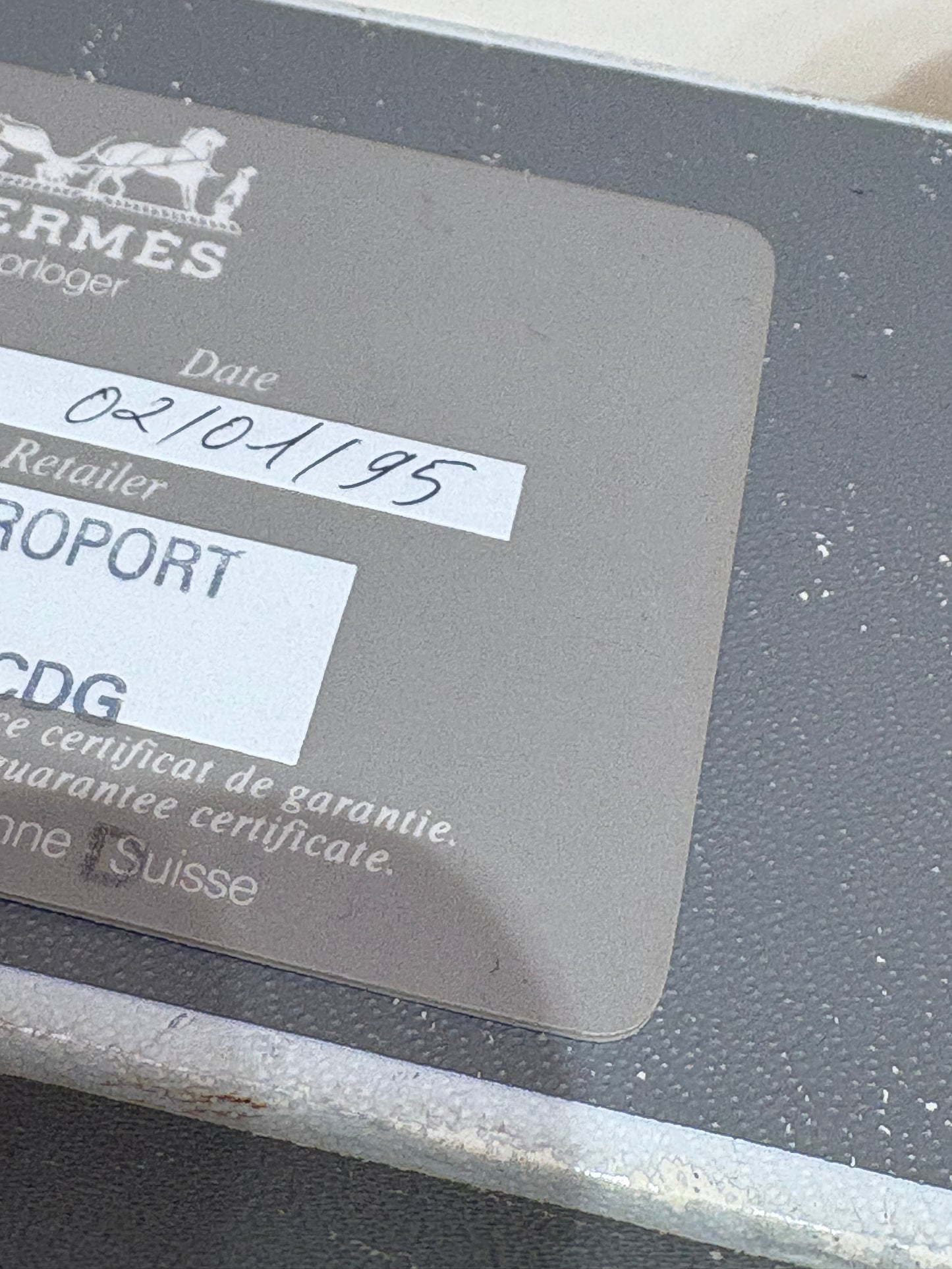 Hermès Paris orologio